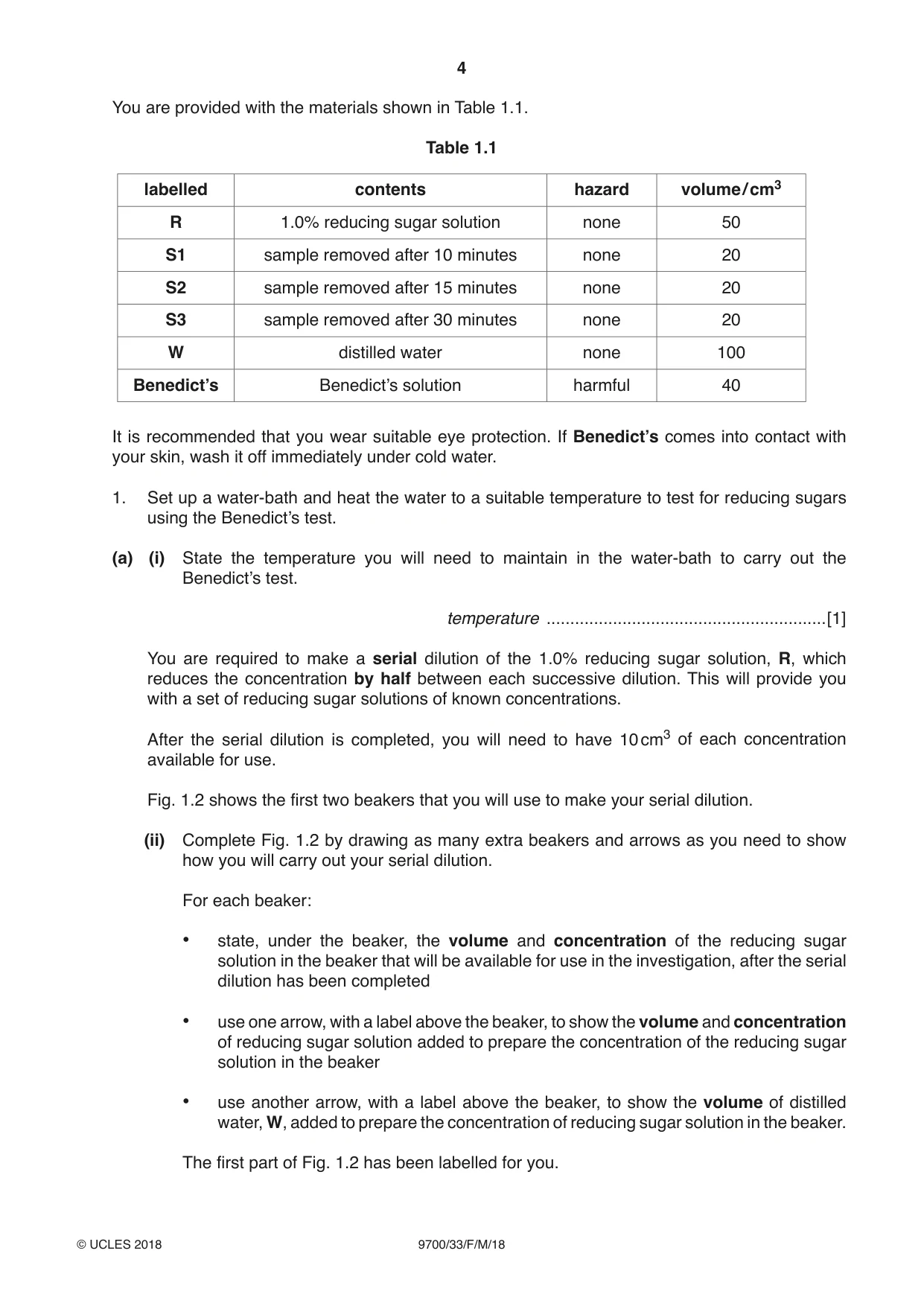 Cambridge A Level Biology 9700 2018 Feb/March Paper 3 · Variant 3 question paper, page 4 of 16