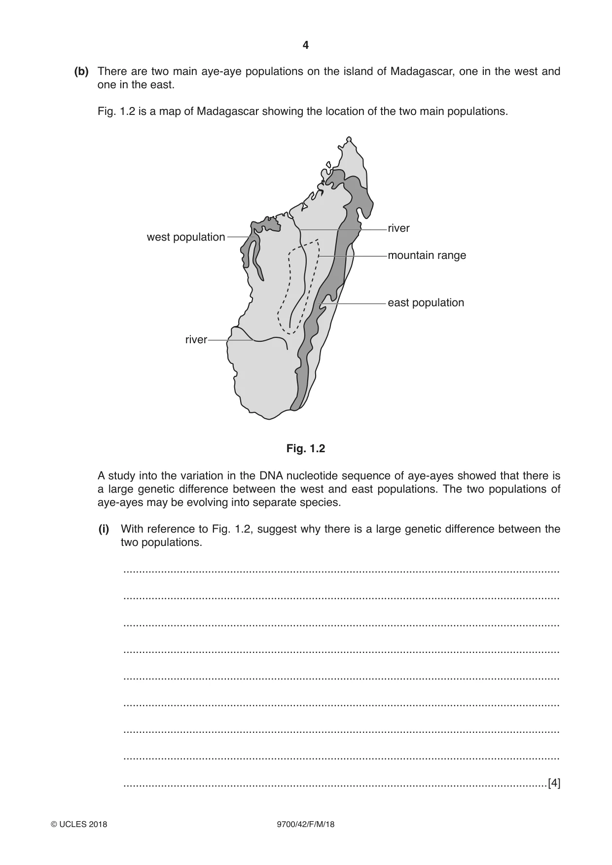 Cambridge A Level Biology 9700 2018 Feb/March Paper 4 · Variant 2 question paper, page 4 of 28