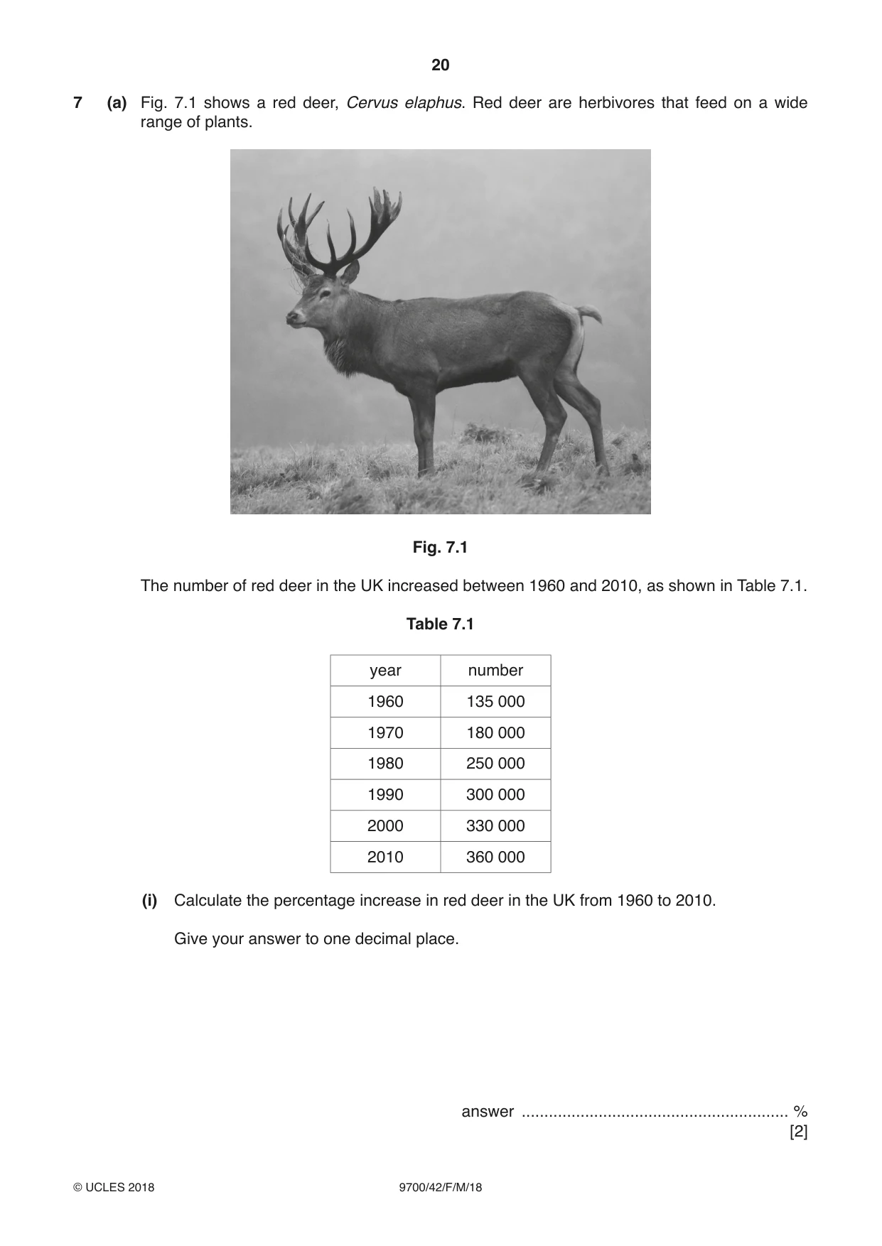 Cambridge A Level Biology 9700 2018 Feb/March Paper 4 · Variant 2 question paper, page 20 of 28