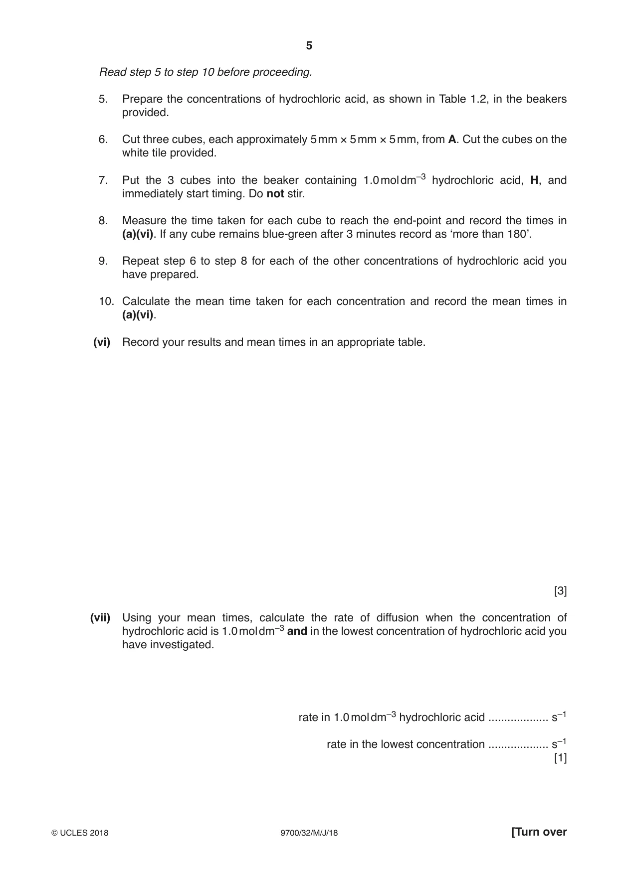 Cambridge A Level Biology 9700 2018 May/June Paper 3 · Variant 2 question paper, page 5 of 16