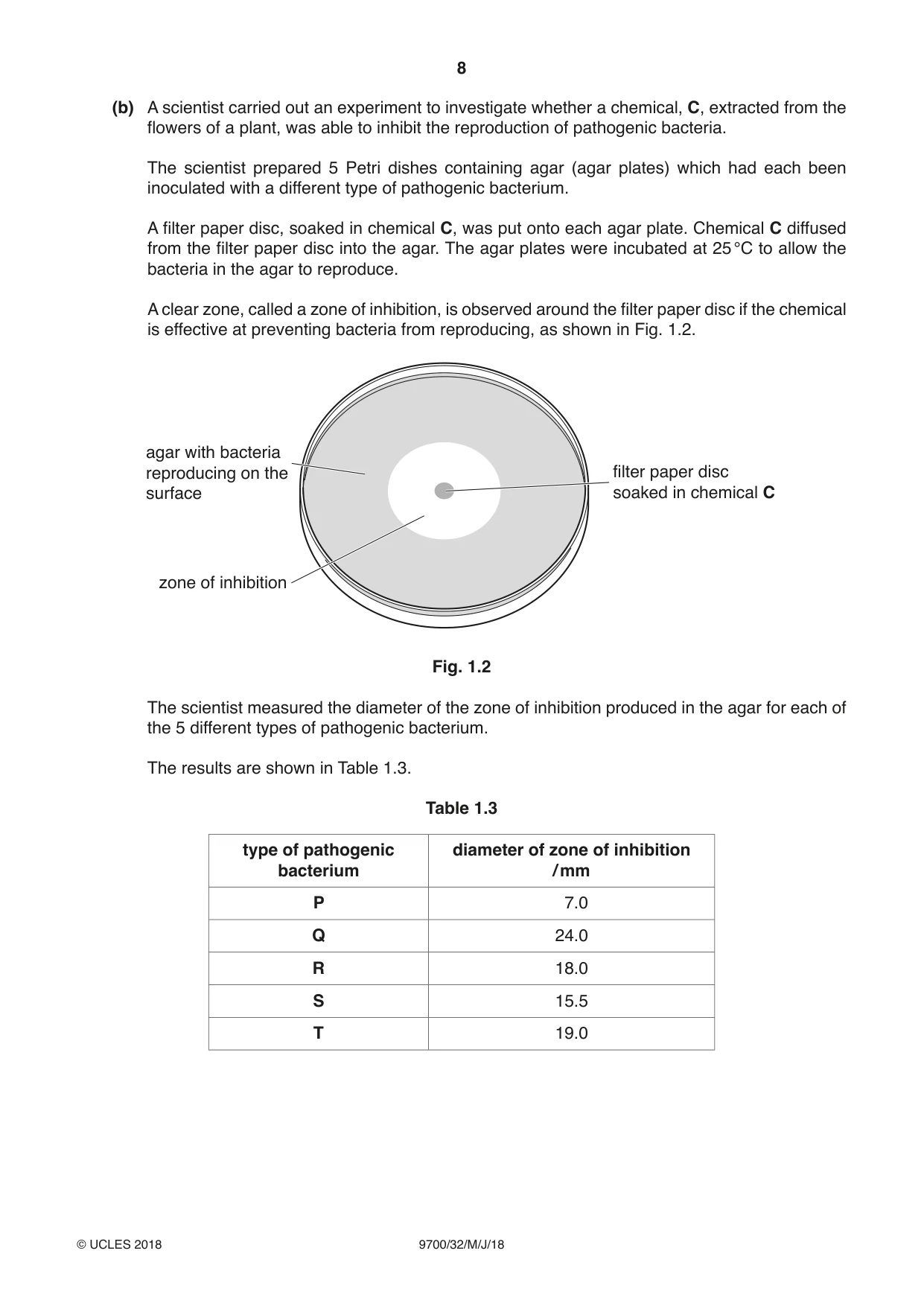 Cambridge A Level Biology 9700 2018 May/June Paper 3 · Variant 2 question paper, page 8 of 16