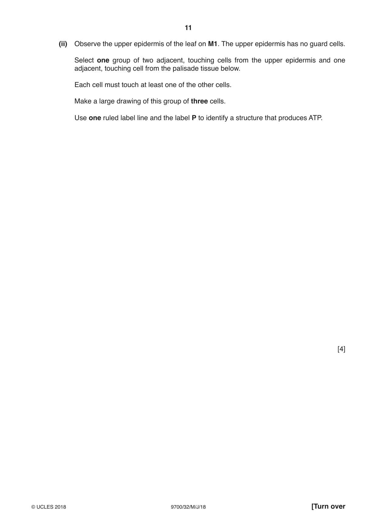 Cambridge A Level Biology 9700 2018 May/June Paper 3 · Variant 2 question paper, page 11 of 16