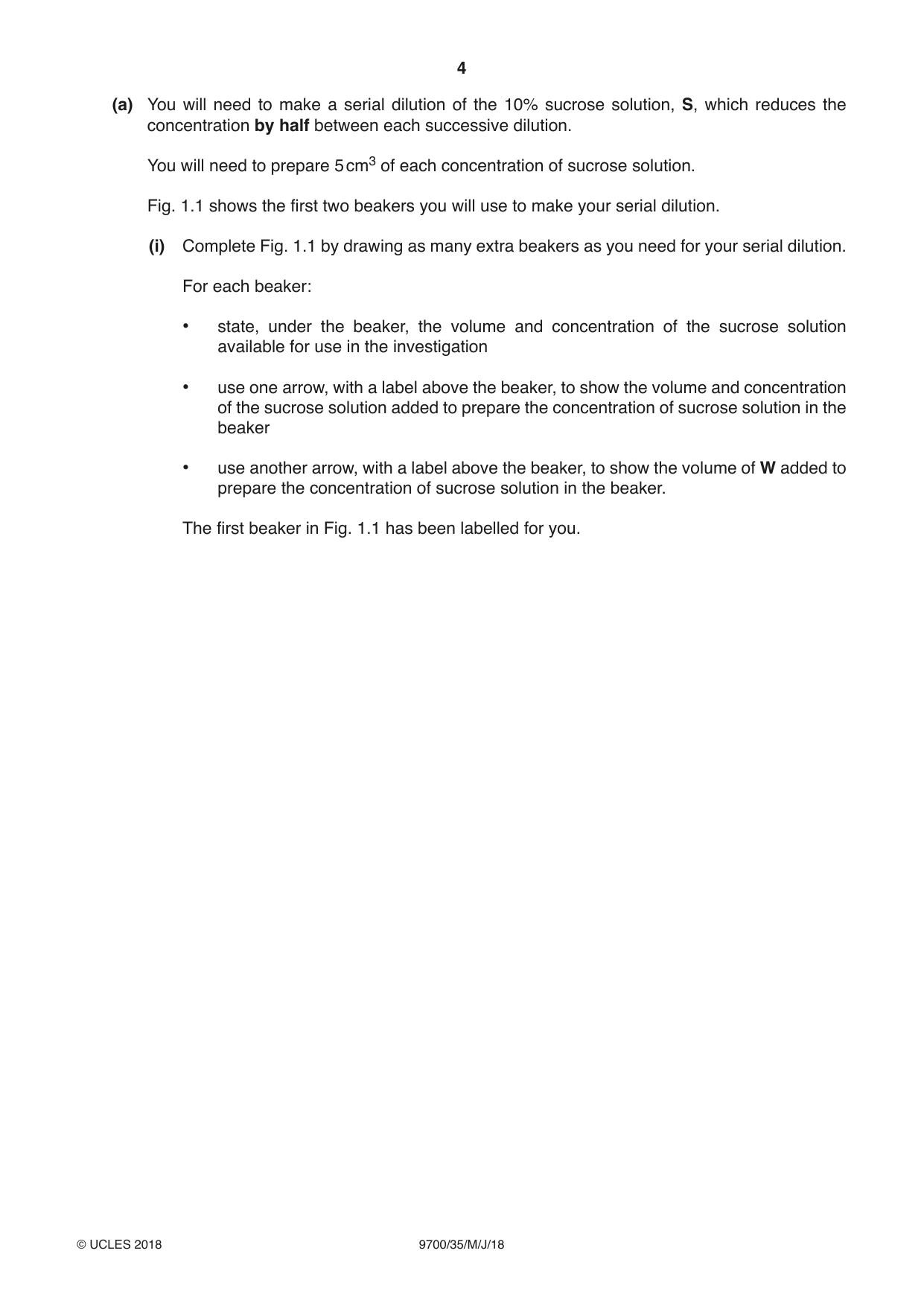 Cambridge A Level Biology 9700 2018 May/June Paper 3 · Variant 5 question paper, page 4 of 16