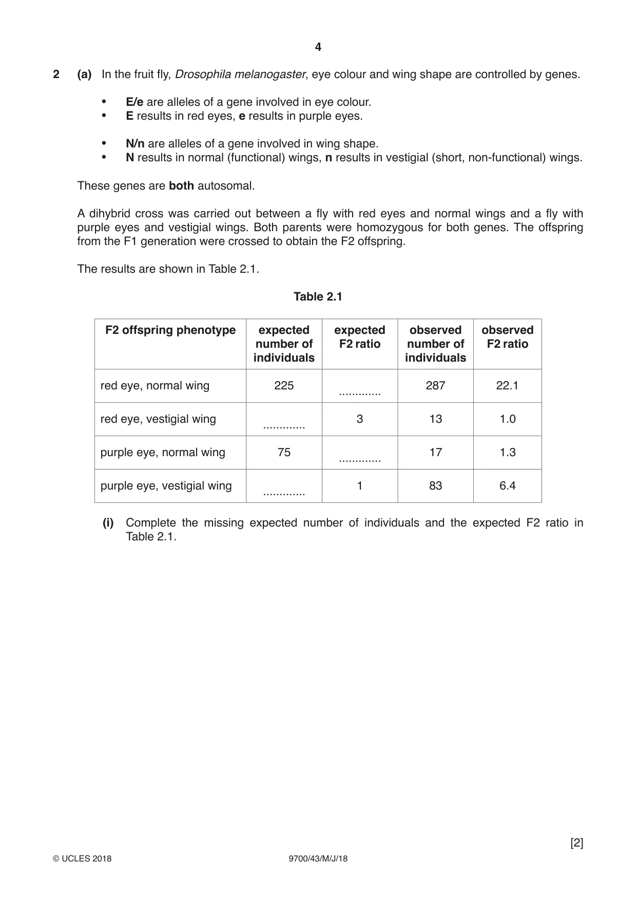 Cambridge A Level Biology 9700 2018 May/June Paper 4 · Variant 3 question paper, page 4 of 24