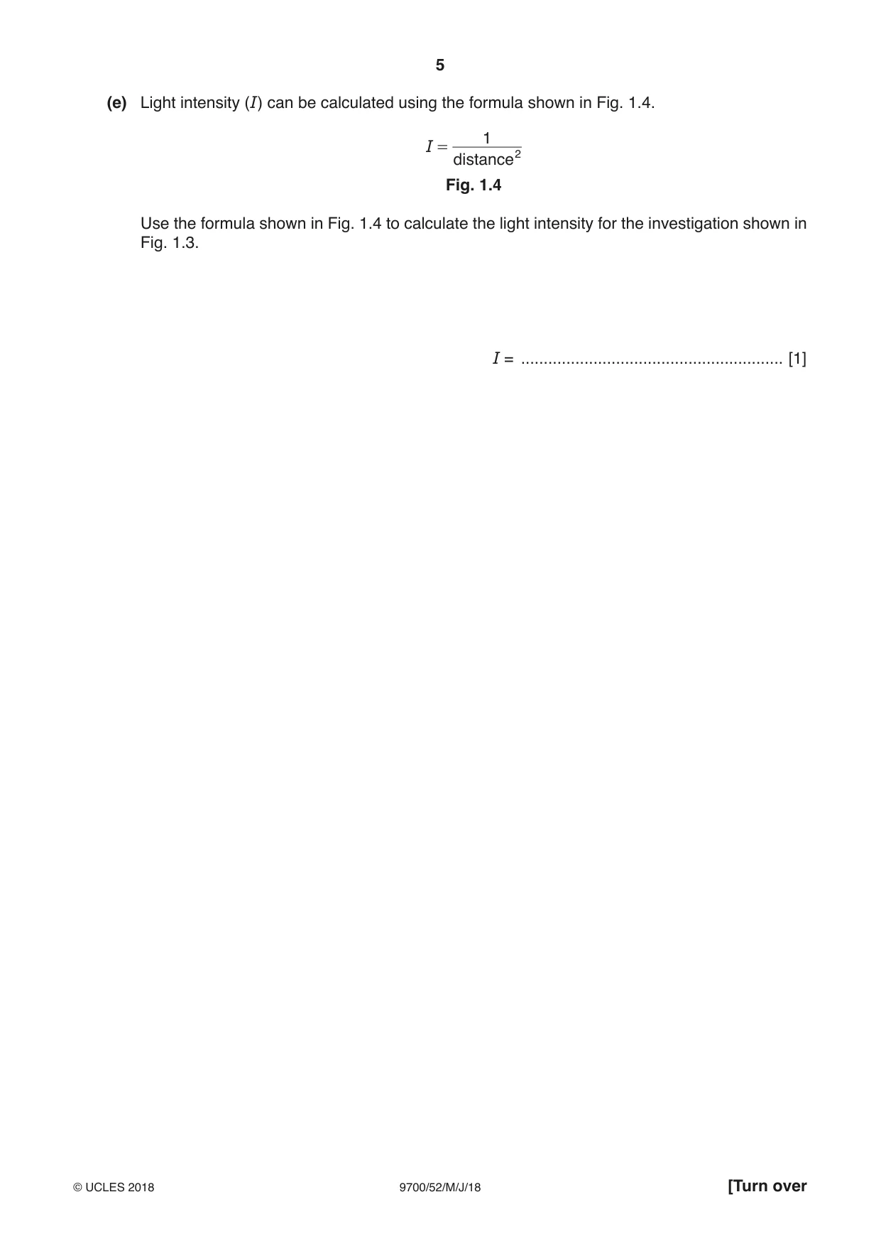 Cambridge A Level Biology 9700 2018 May/June Paper 5 · Variant 2 question paper, page 5 of 12