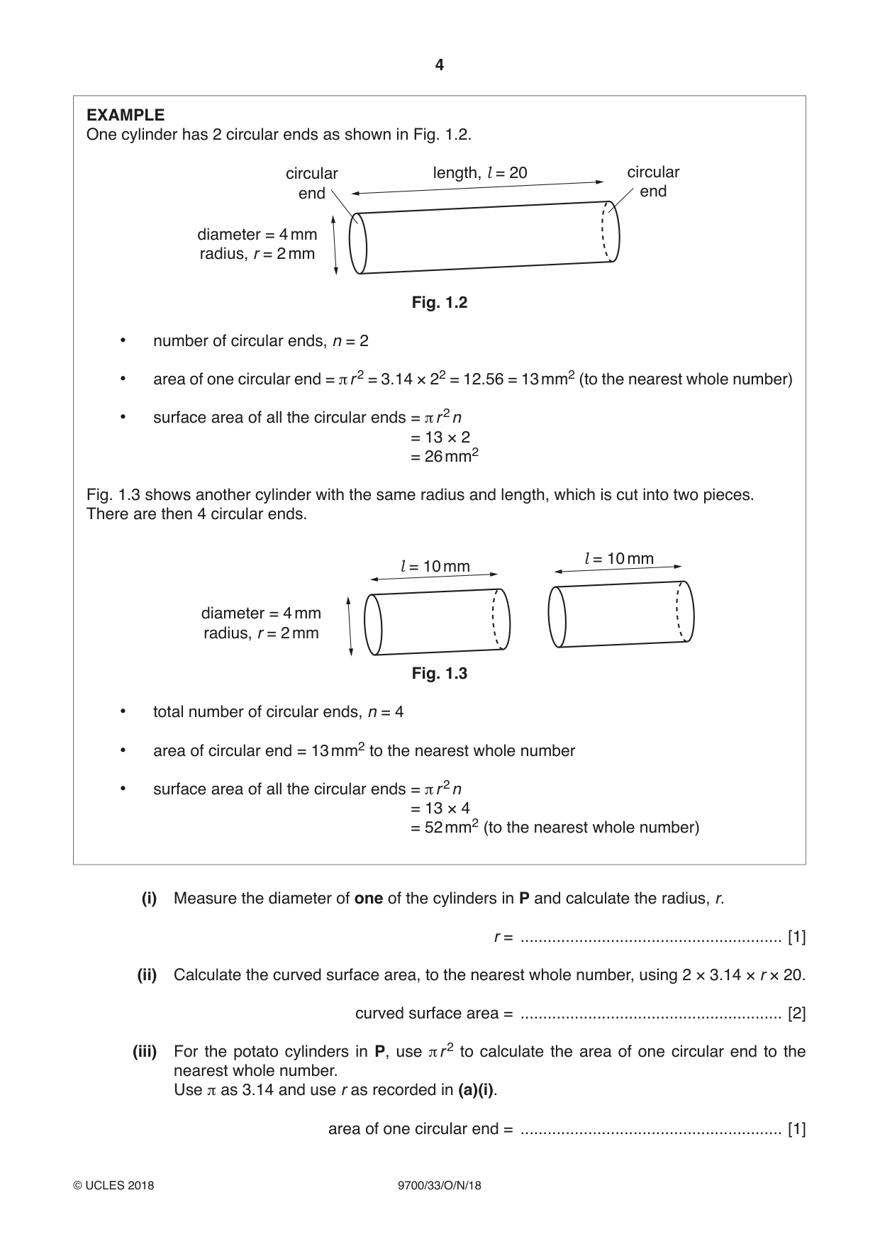 Cambridge A Level Biology 9700 2018 Oct/Nov Paper 3 · Variant 3 question paper, page 4 of 16