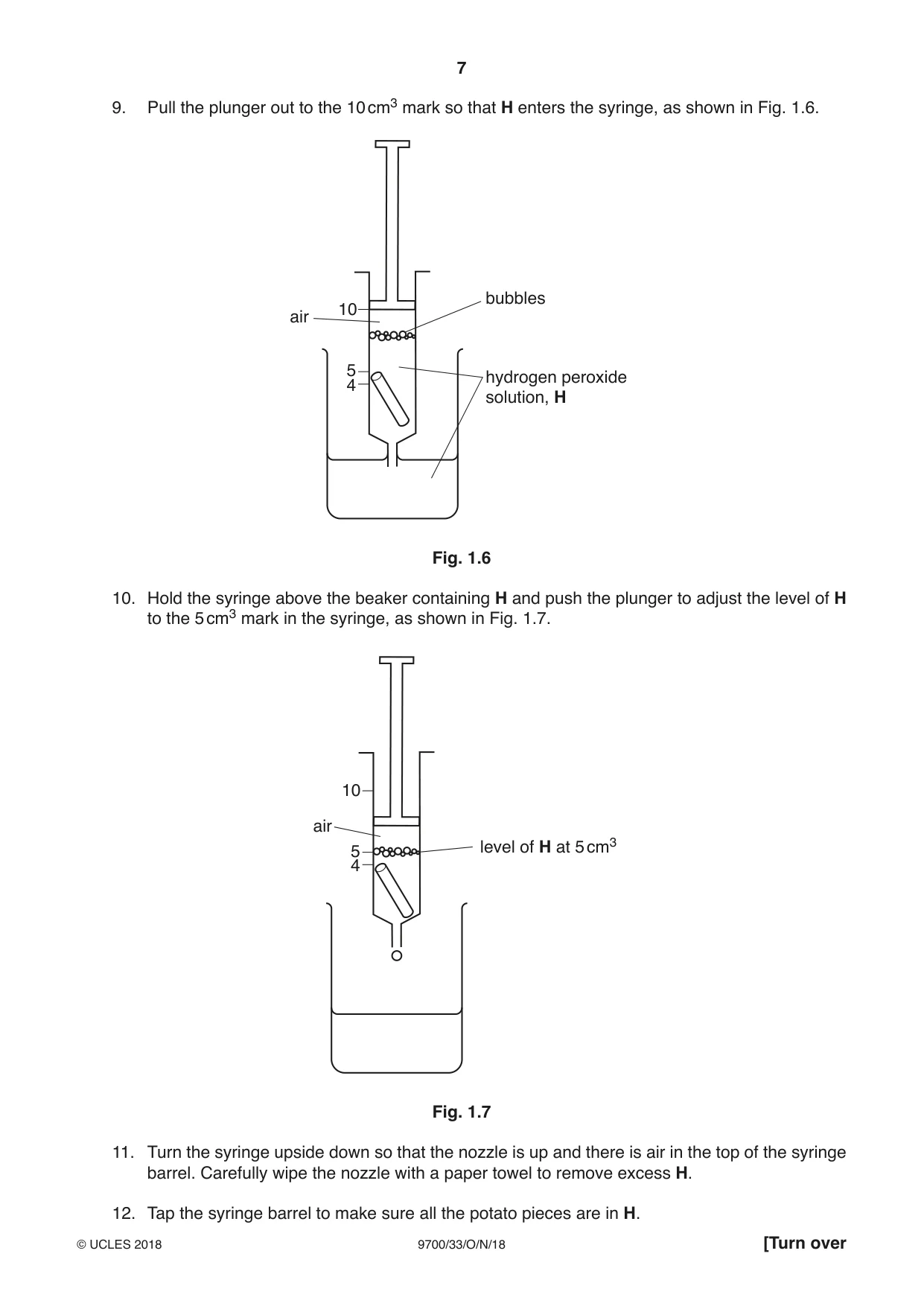 Cambridge A Level Biology 9700 2018 Oct/Nov Paper 3 · Variant 3 question paper, page 7 of 16