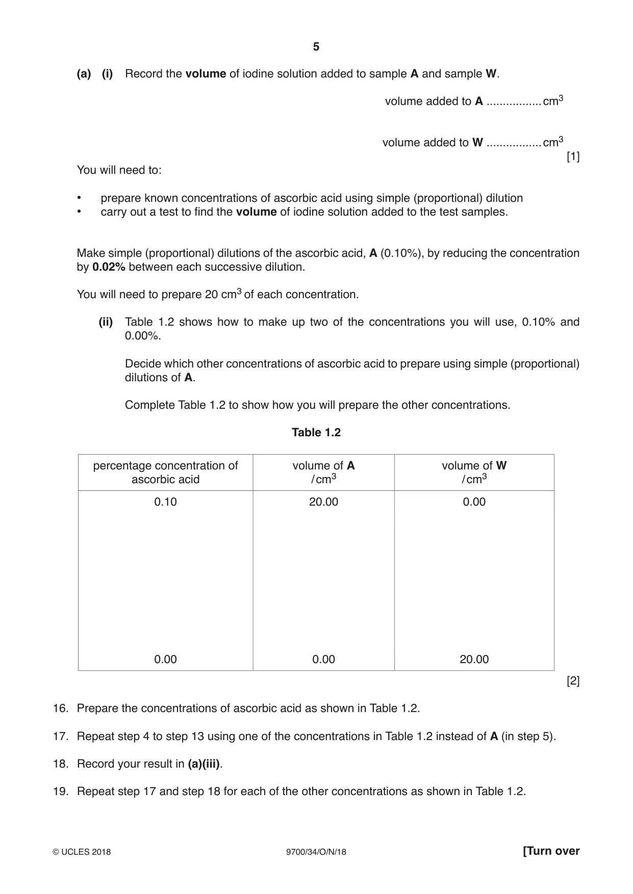 Cambridge A Level Biology 9700 2018 Oct/Nov Paper 3 · Variant 4 question paper, page 5 of 16