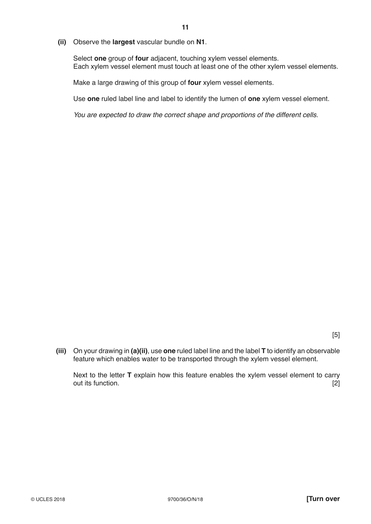 Cambridge A Level Biology 9700 2018 Oct/Nov Paper 3 · Variant 6 question paper, page 11 of 12