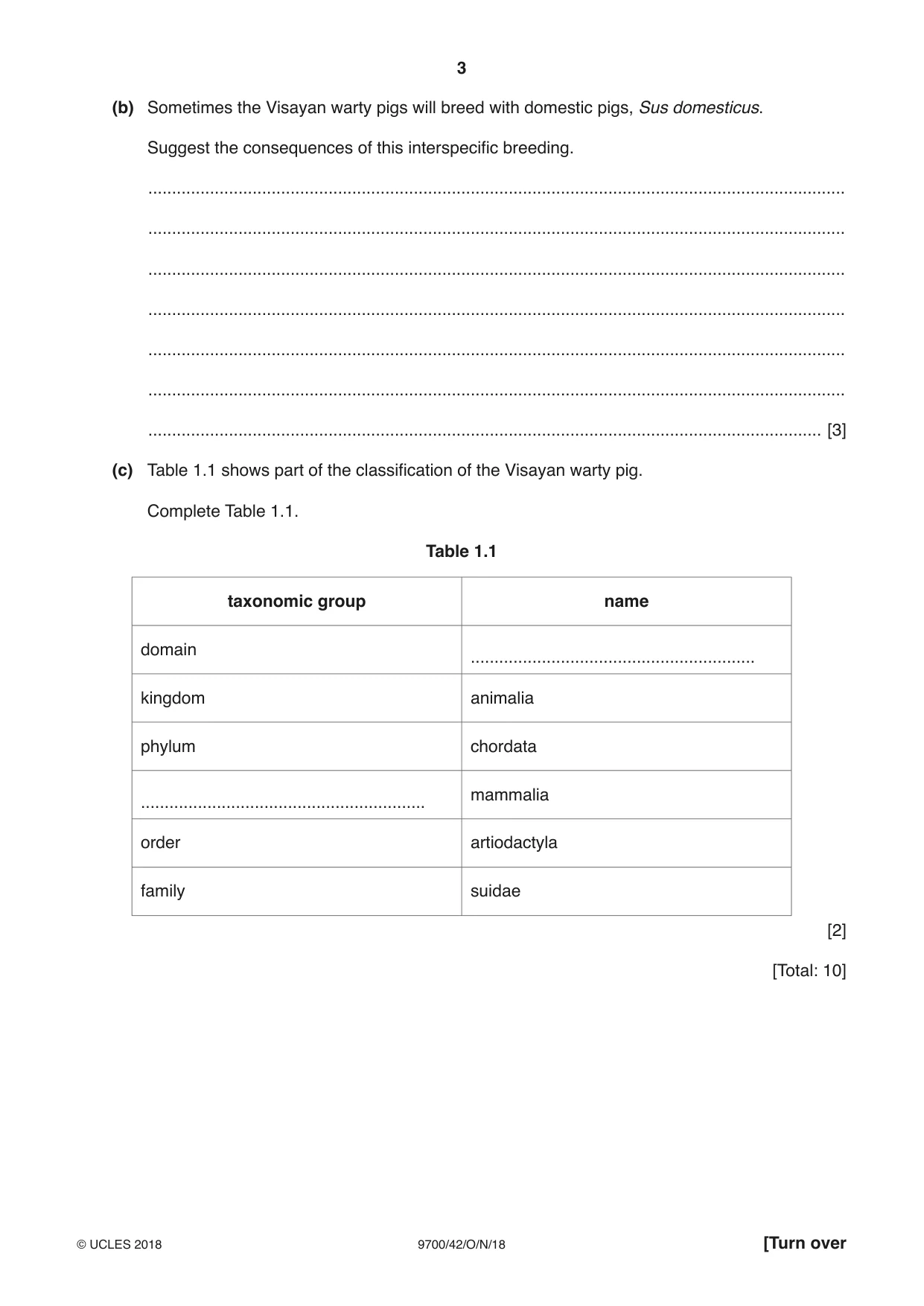 Cambridge A Level Biology 9700 2018 Oct/Nov Paper 4 · Variant 2 question paper, page 3 of 24