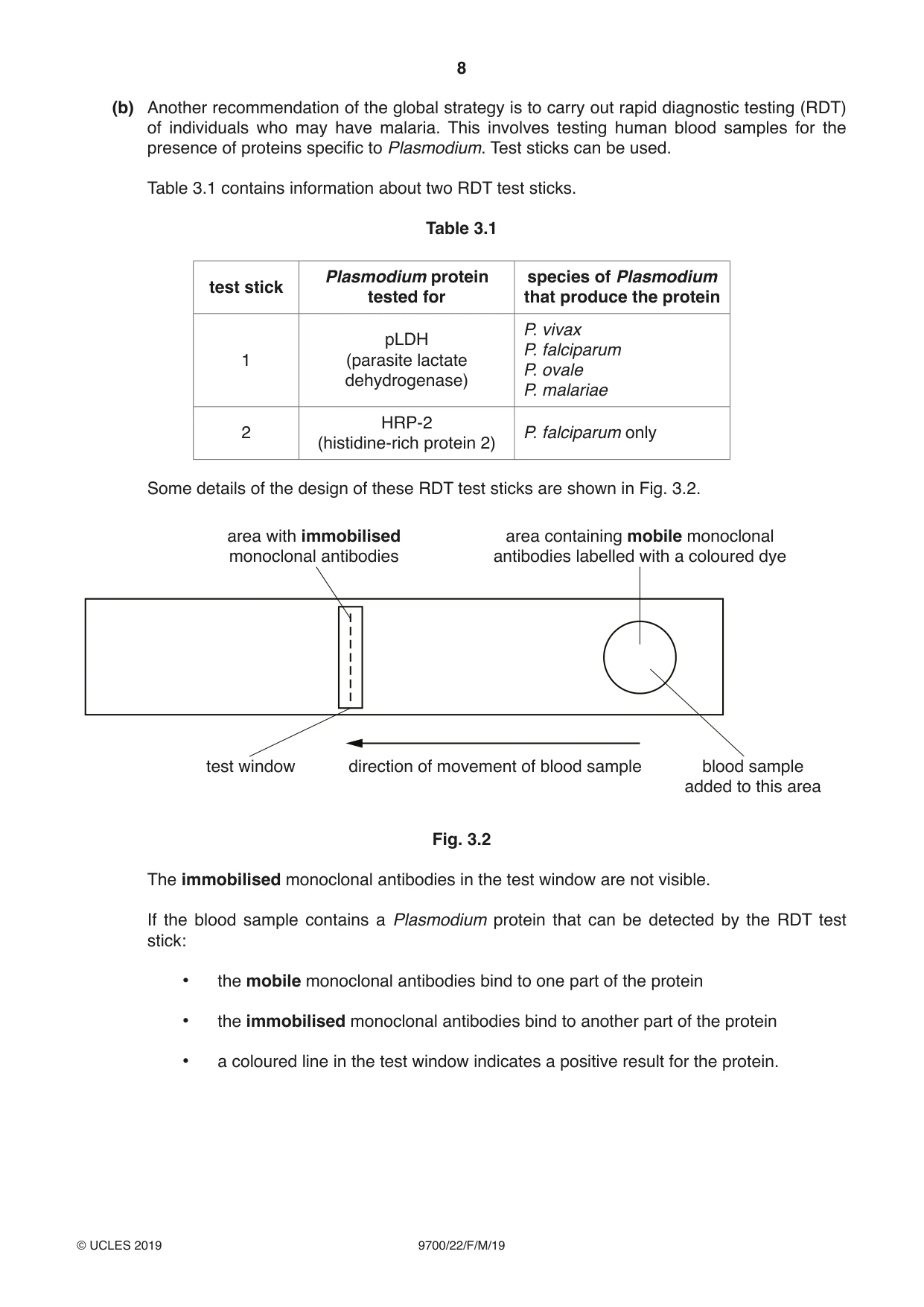 Cambridge A Level Biology 9700 2019 Feb/March Paper 2 · Variant 2 question paper, page 8 of 16