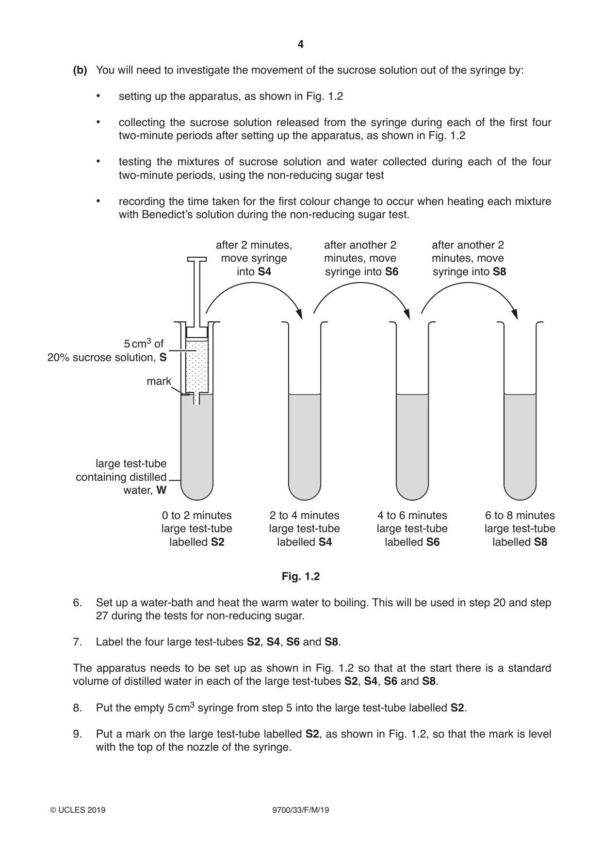 Cambridge A Level Biology 9700 2019 Feb/March Paper 3 · Variant 3 question paper, page 4 of 16