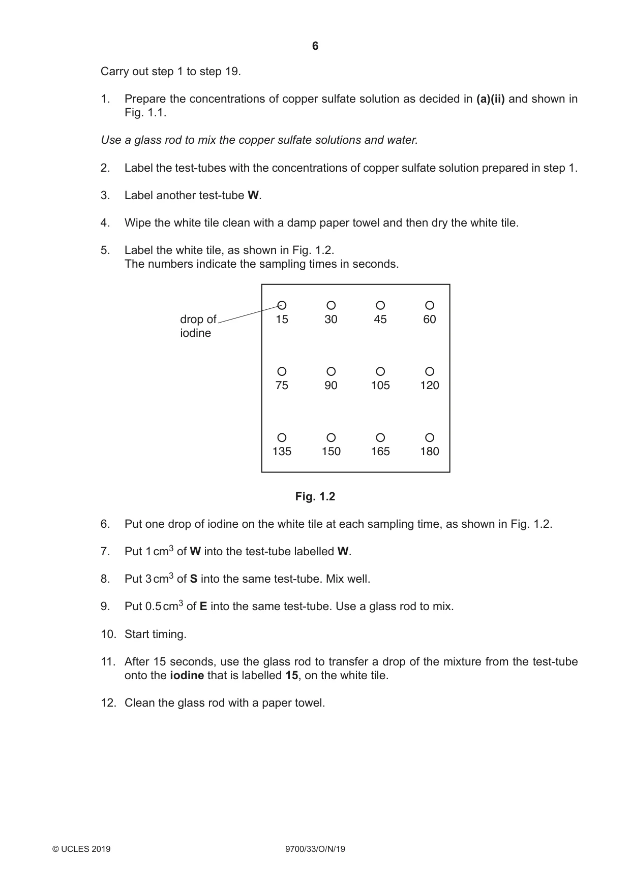 Cambridge A Level Biology 9700 2019 Oct/Nov Paper 3 · Variant 3 question paper, page 6 of 16