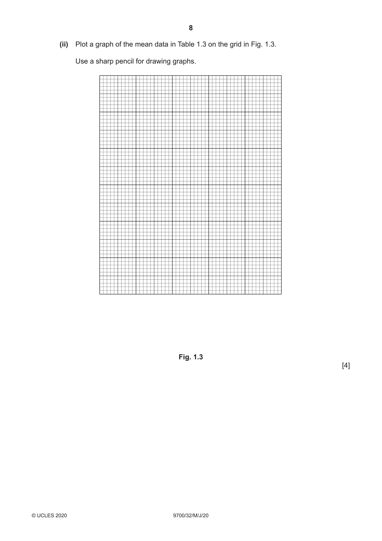 Cambridge A Level Biology 9700 2020 May/June Paper 3 · Variant 2 question paper, page 8 of 16