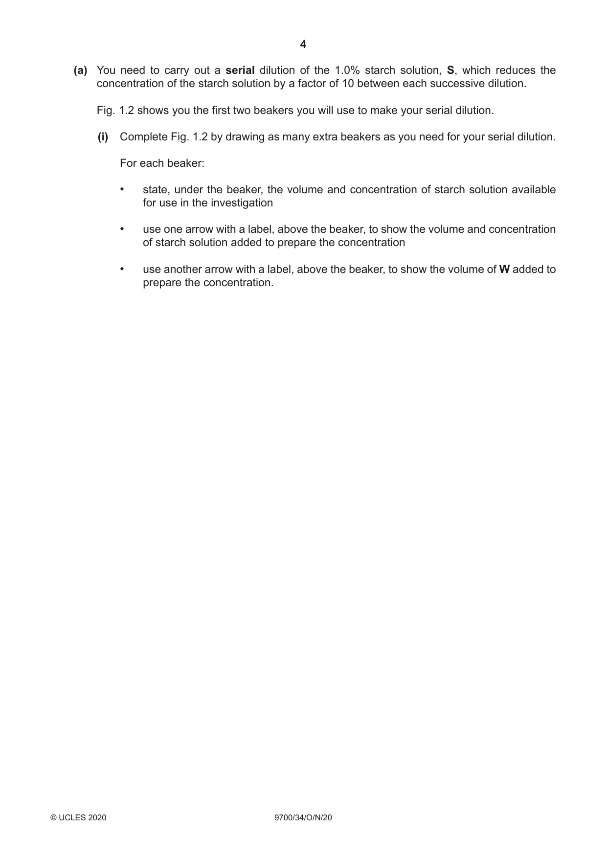 Cambridge A Level Biology 9700 2020 Oct/Nov Paper 3 · Variant 4 question paper, page 4 of 16