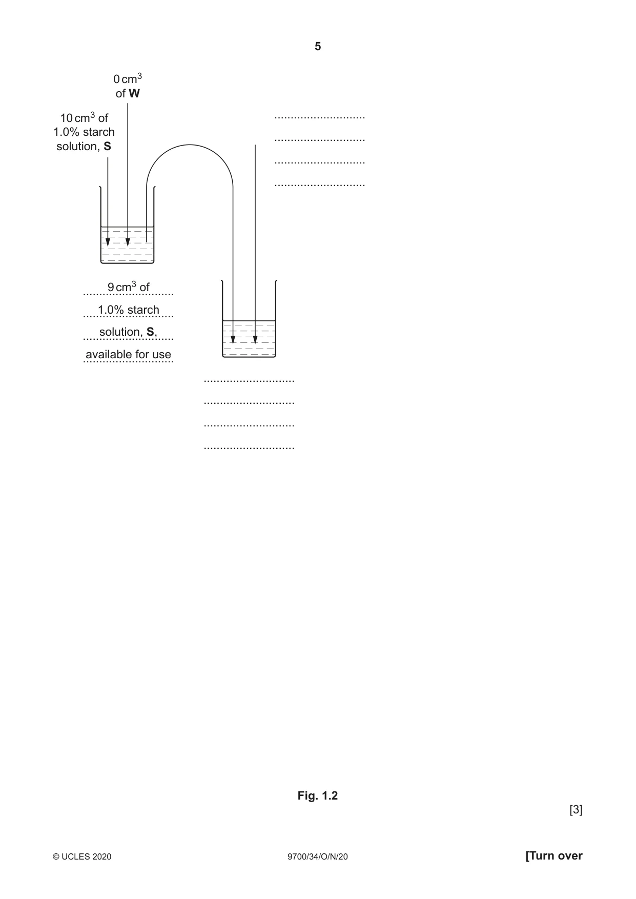 Cambridge A Level Biology 9700 2020 Oct/Nov Paper 3 · Variant 4 question paper, page 5 of 16