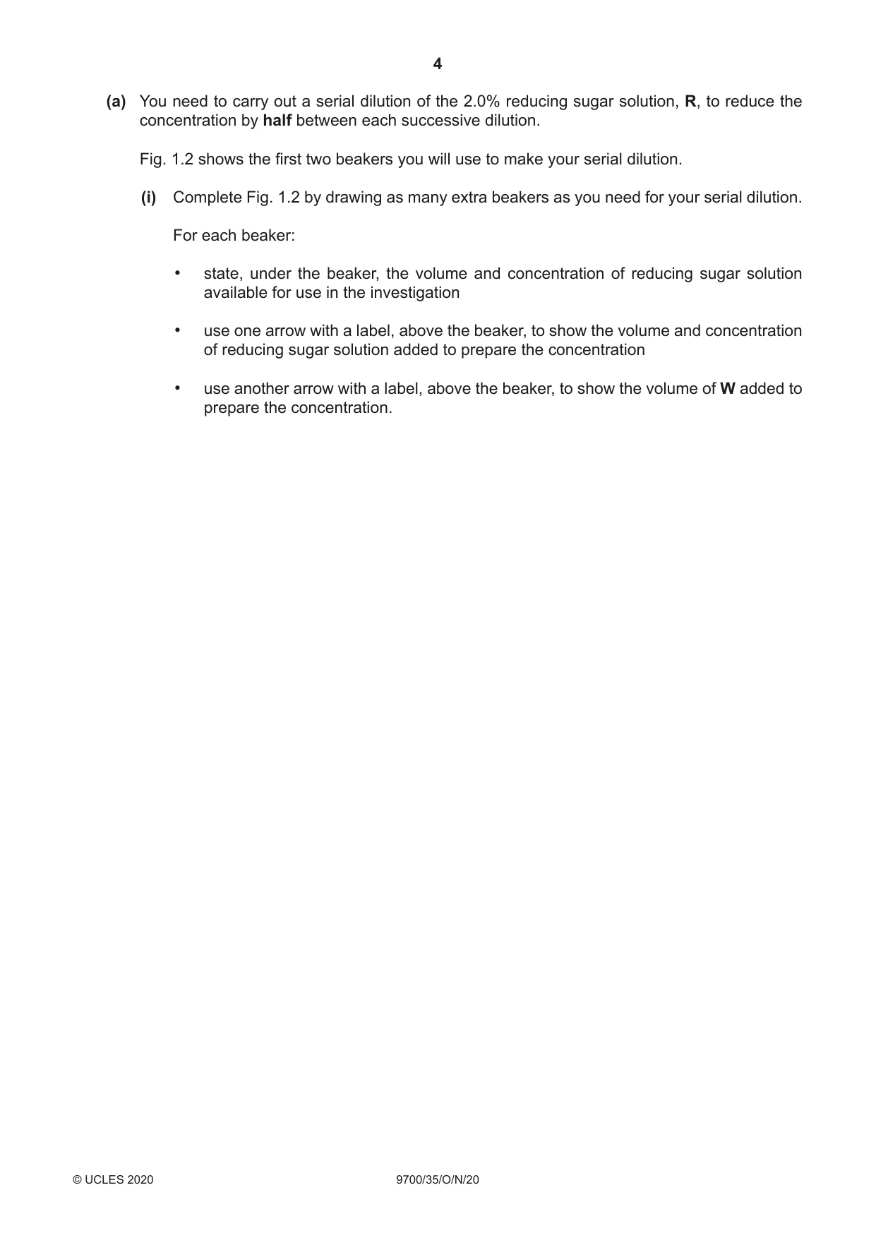 Cambridge A Level Biology 9700 2020 Oct/Nov Paper 3 · Variant 5 question paper, page 4 of 16