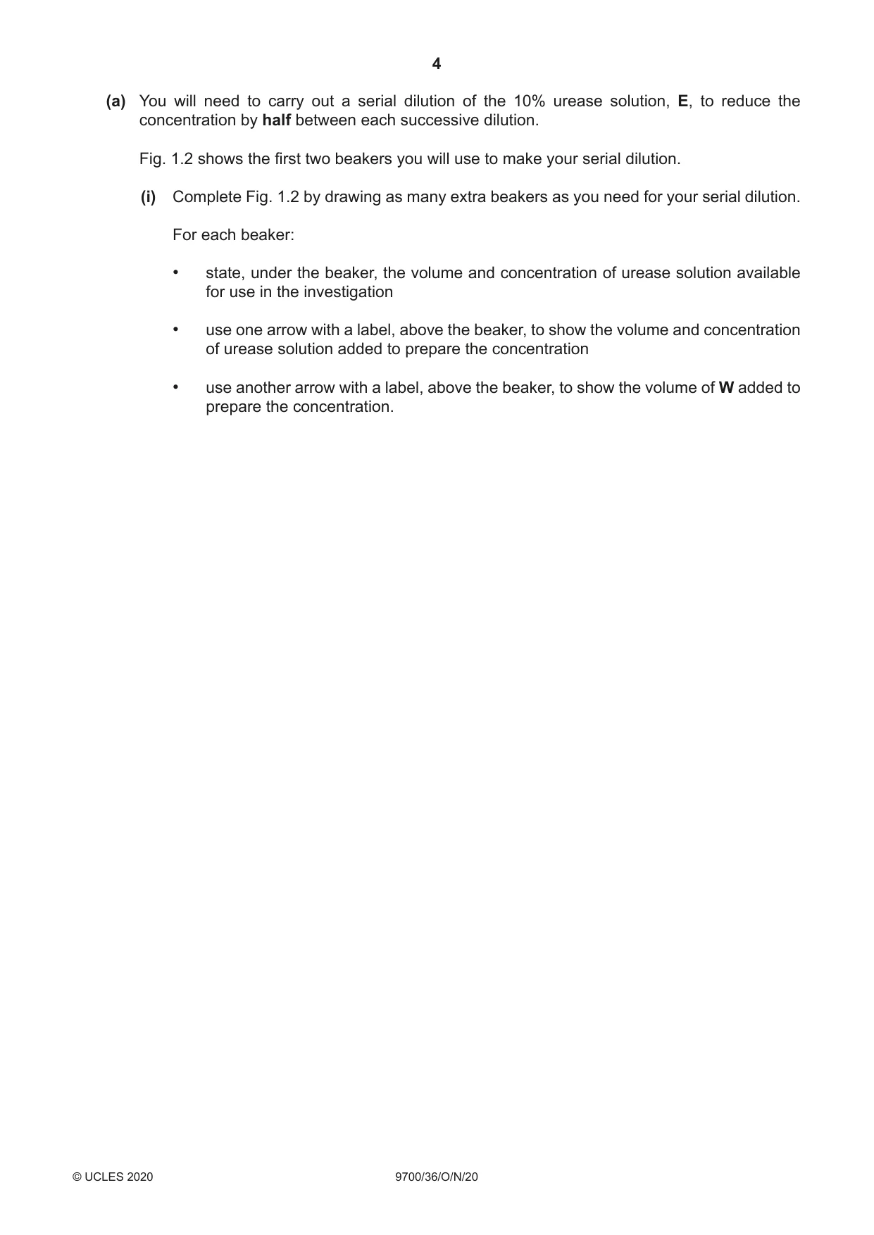 Cambridge A Level Biology 9700 2020 Oct/Nov Paper 3 · Variant 6 question paper, page 4 of 12