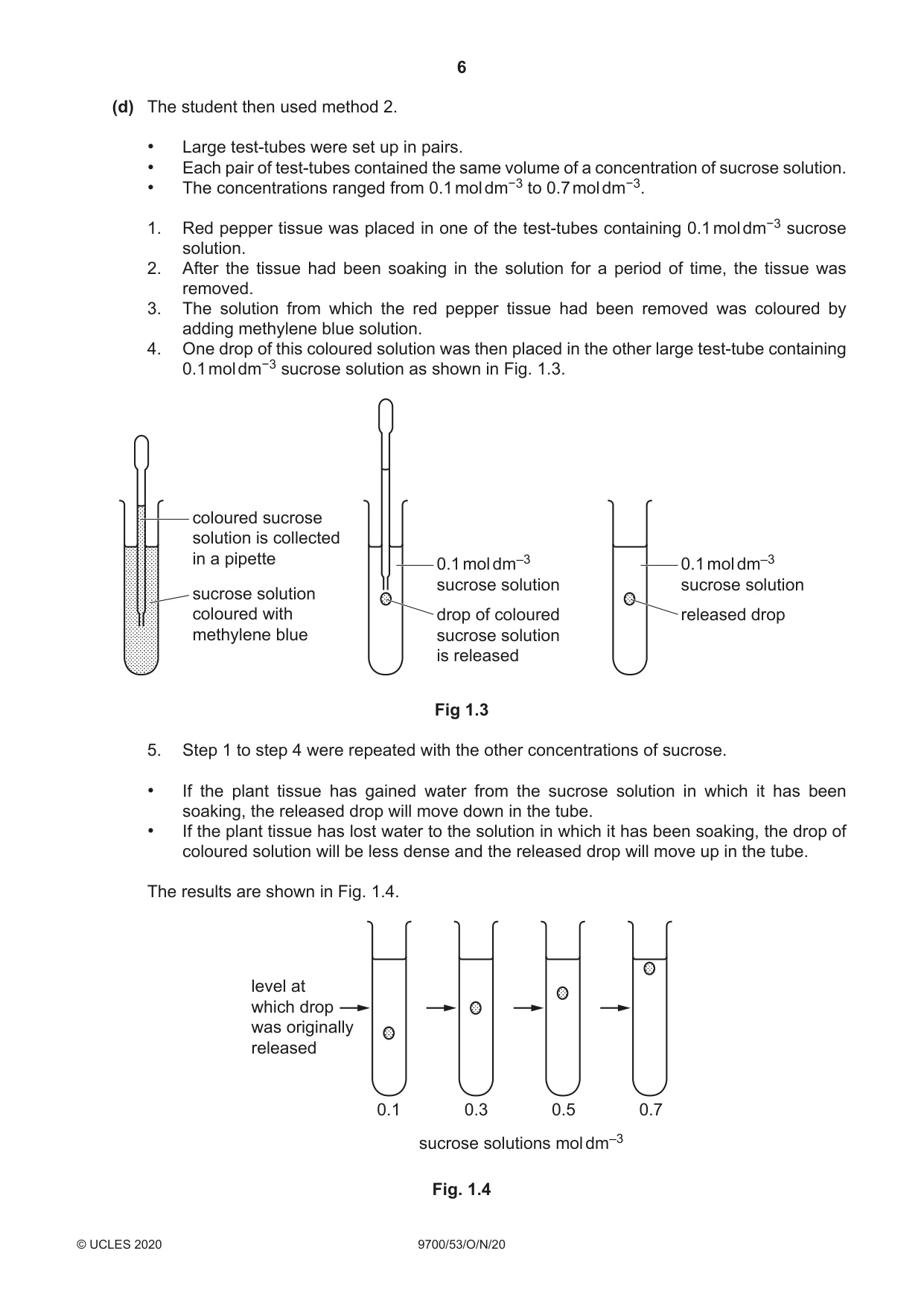 Cambridge A Level Biology 9700 2020 Oct/Nov Paper 5 · Variant 3 question paper, page 6 of 12