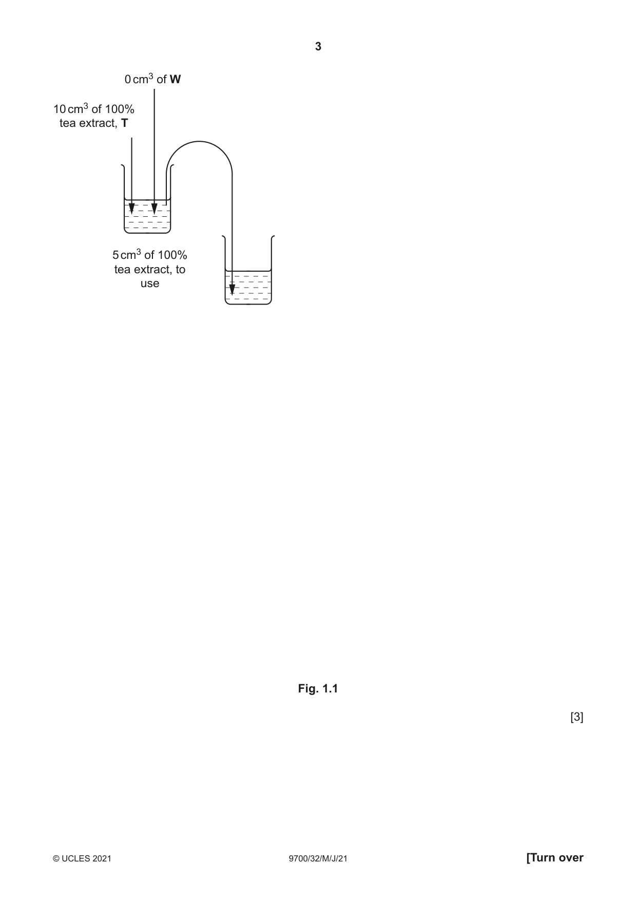 Cambridge A Level Biology 9700 2021 May/June Paper 3 · Variant 2 question paper, page 3 of 16