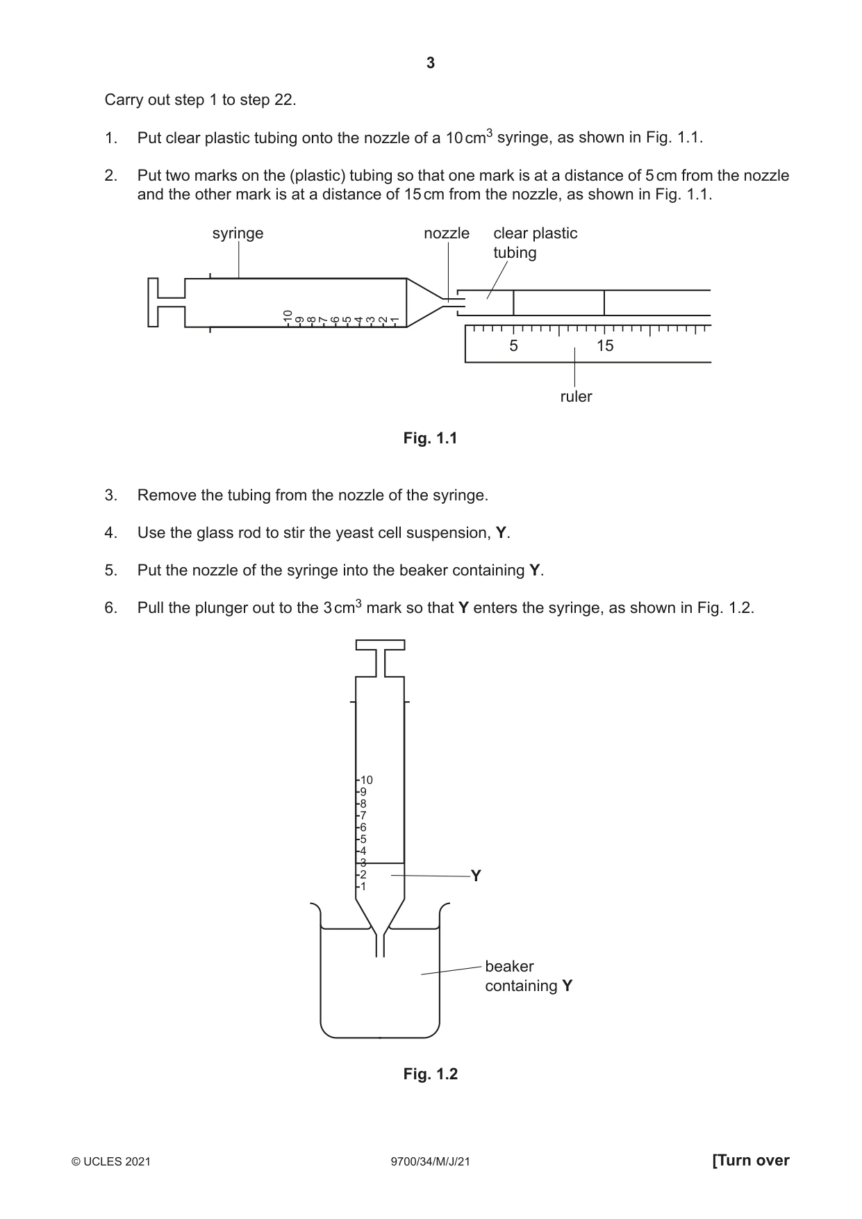 Cambridge A Level Biology 9700 2021 May/June Paper 3 · Variant 4 question paper, page 3 of 16