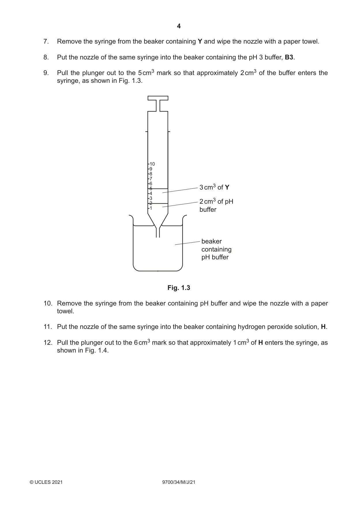 Cambridge A Level Biology 9700 2021 May/June Paper 3 · Variant 4 question paper, page 4 of 16