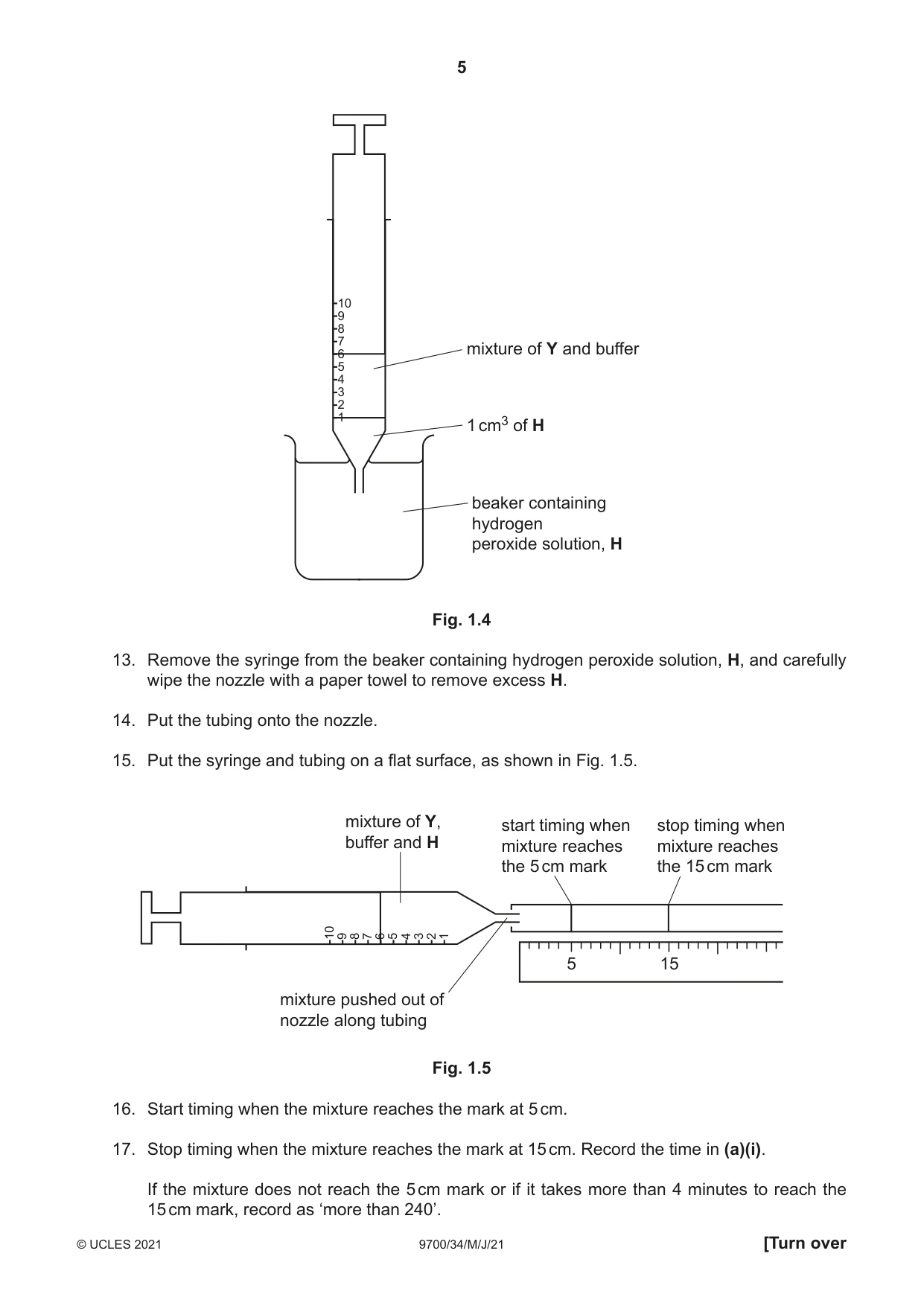 Cambridge A Level Biology 9700 2021 May/June Paper 3 · Variant 4 question paper, page 5 of 16