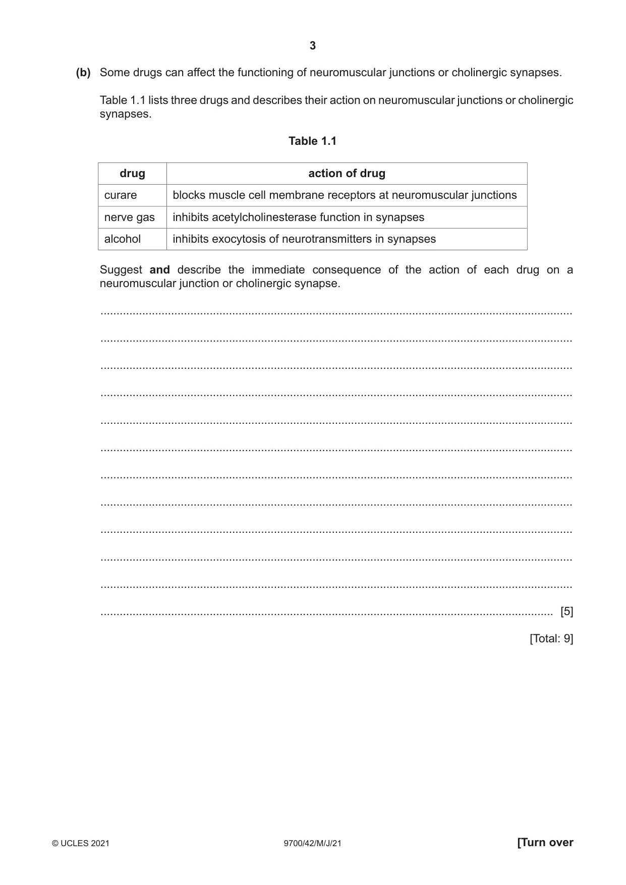 Cambridge A Level Biology 9700 2021 May/June Paper 4 · Variant 2 question paper, page 3 of 24