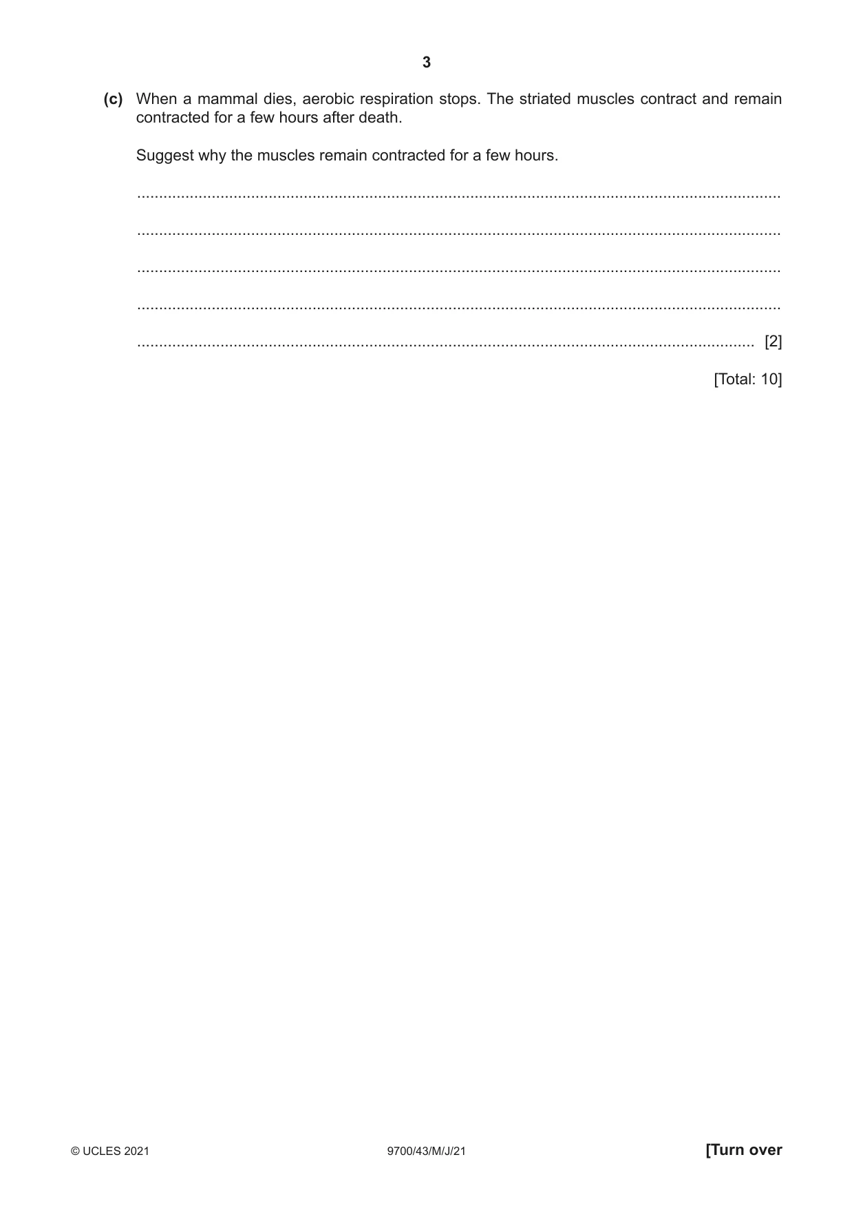 Cambridge A Level Biology 9700 2021 May/June Paper 4 · Variant 3 question paper, page 3 of 24