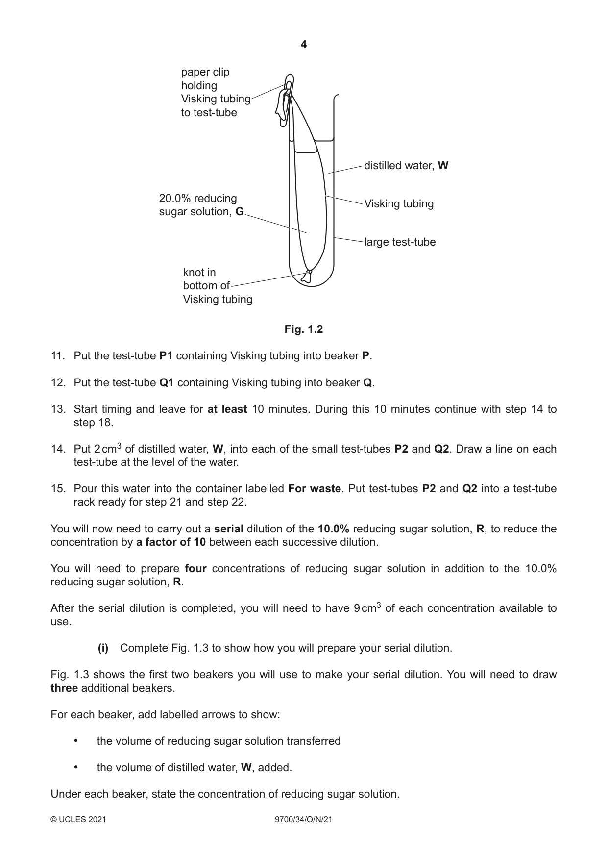 Cambridge A Level Biology 9700 2021 Oct/Nov Paper 3 · Variant 4 question paper, page 4 of 16