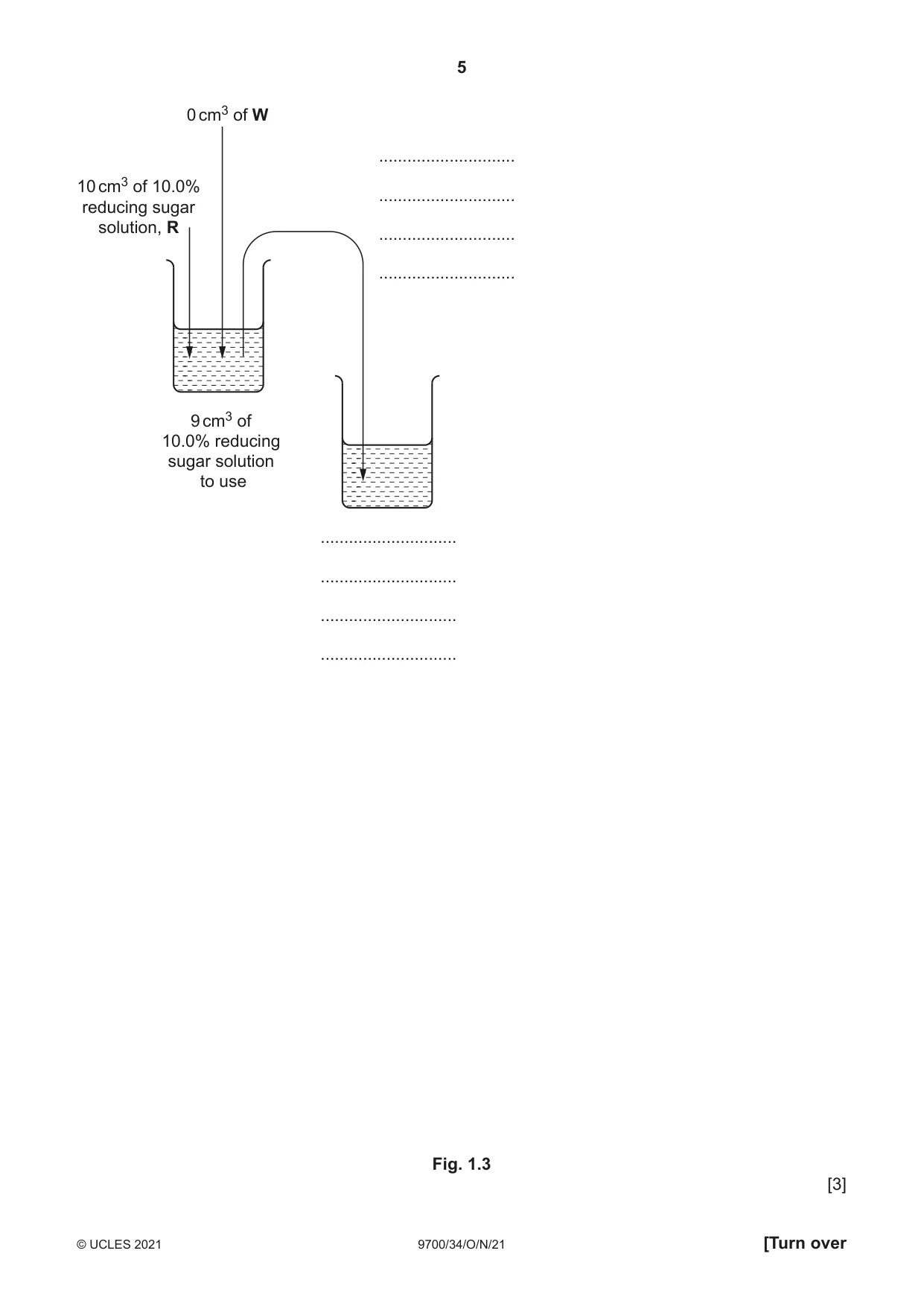 Cambridge A Level Biology 9700 2021 Oct/Nov Paper 3 · Variant 4 question paper, page 5 of 16