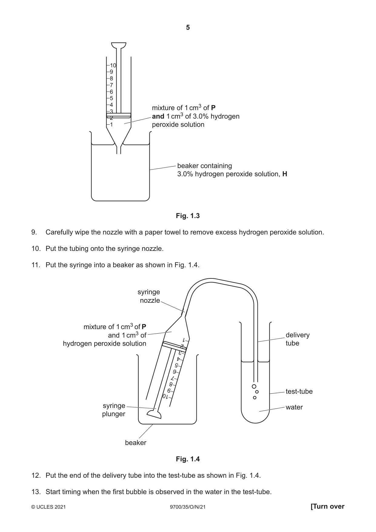 Cambridge A Level Biology 9700 2021 Oct/Nov Paper 3 · Variant 5 question paper, page 5 of 16