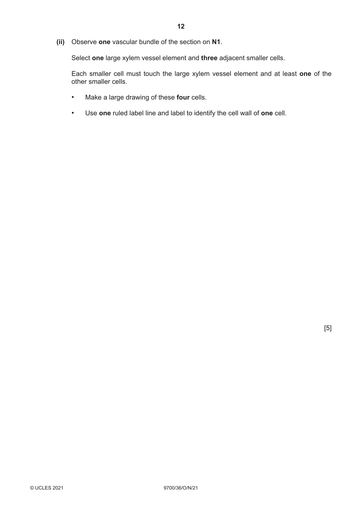 Cambridge A Level Biology 9700 2021 Oct/Nov Paper 3 · Variant 6 question paper, page 12 of 16