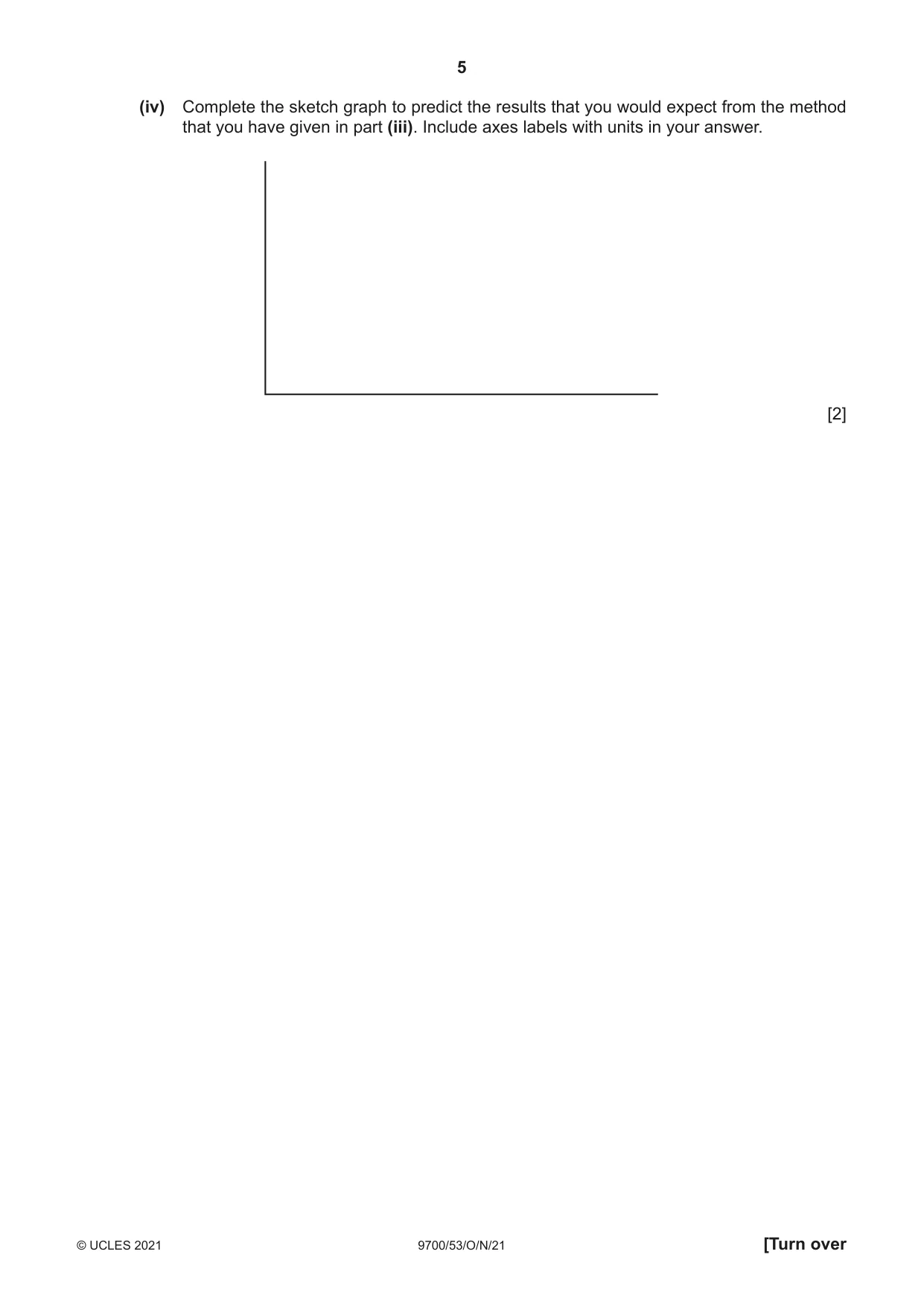 Cambridge A Level Biology 9700 2021 Oct/Nov Paper 5 · Variant 3 question paper, page 5 of 12