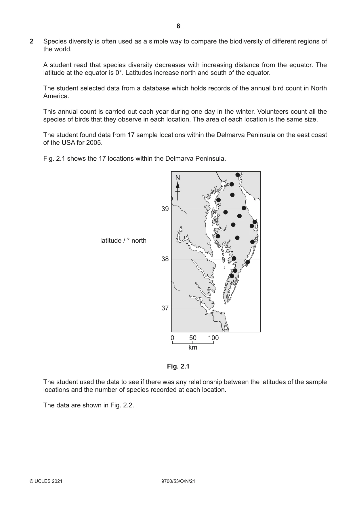 Cambridge A Level Biology 9700 2021 Oct/Nov Paper 5 · Variant 3 question paper, page 8 of 12