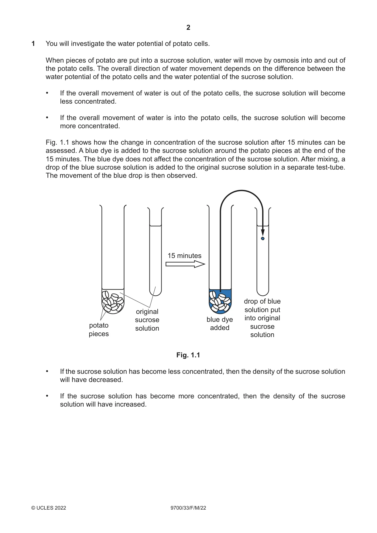 Cambridge A Level Biology 9700 2022 Feb/March Paper 3 · Variant 3 question paper, page 2 of 20