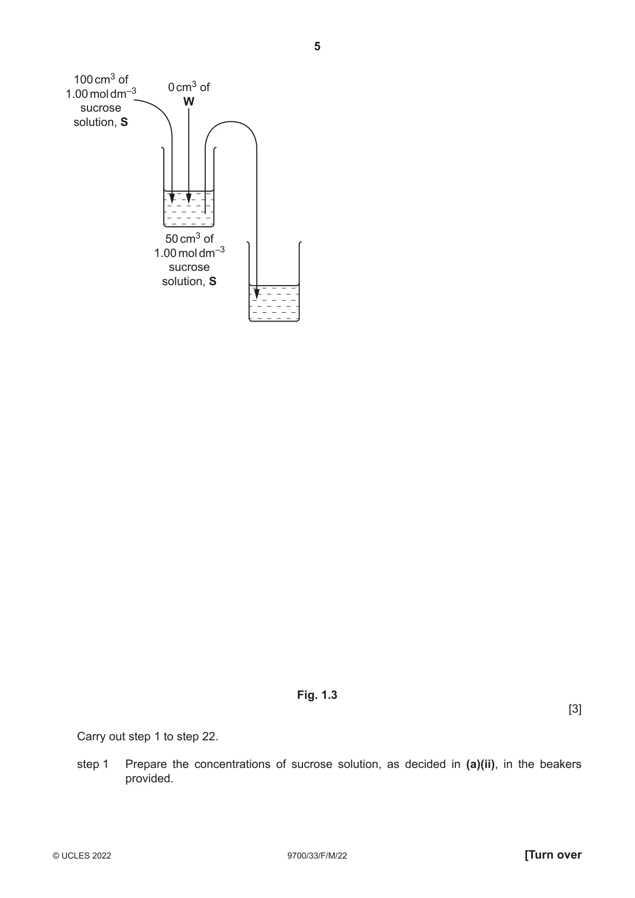 Cambridge A Level Biology 9700 2022 Feb/March Paper 3 · Variant 3 question paper, page 5 of 20