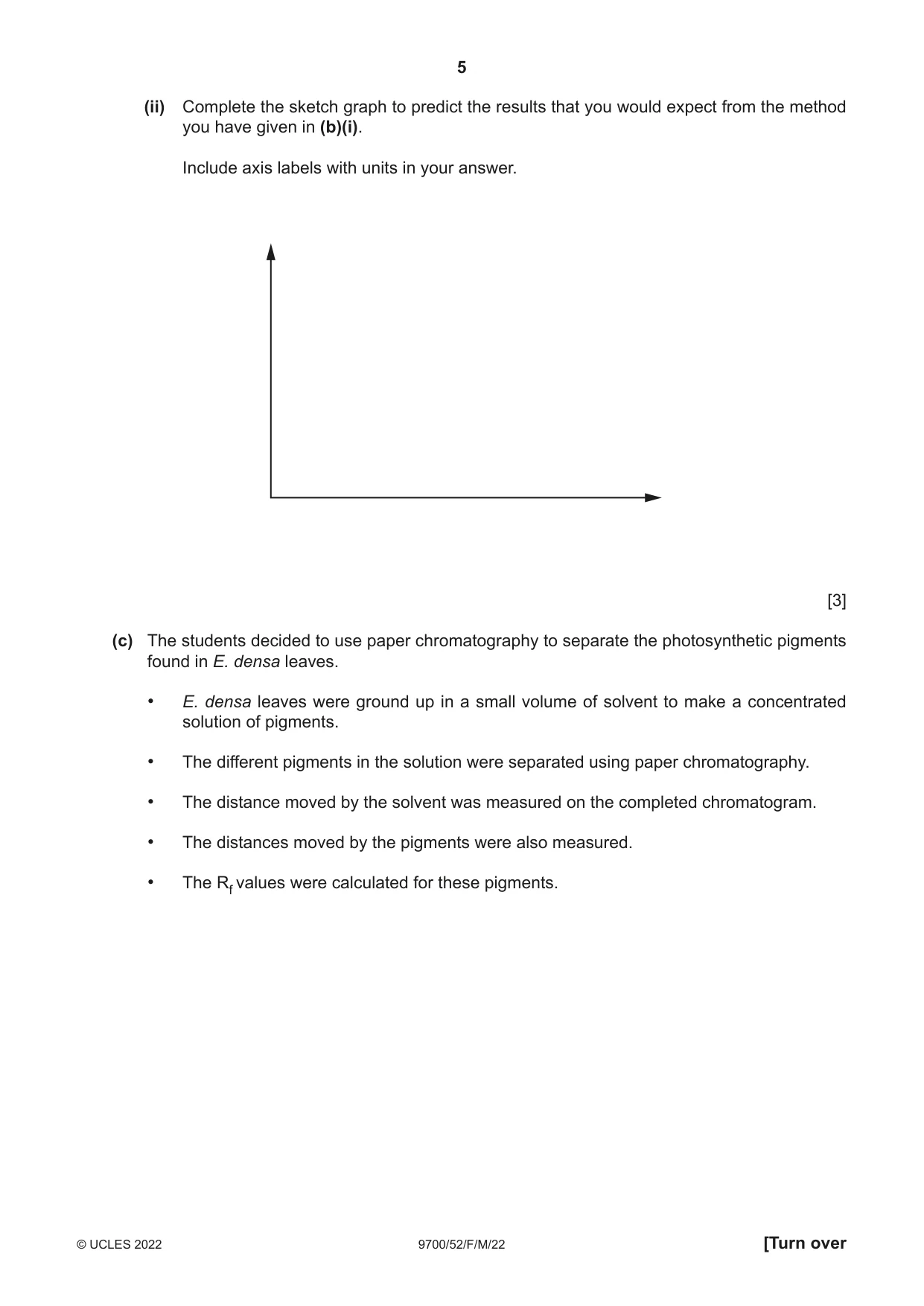 Cambridge A Level Biology 9700 2022 Feb/March Paper 5 · Variant 2 question paper, page 5 of 16