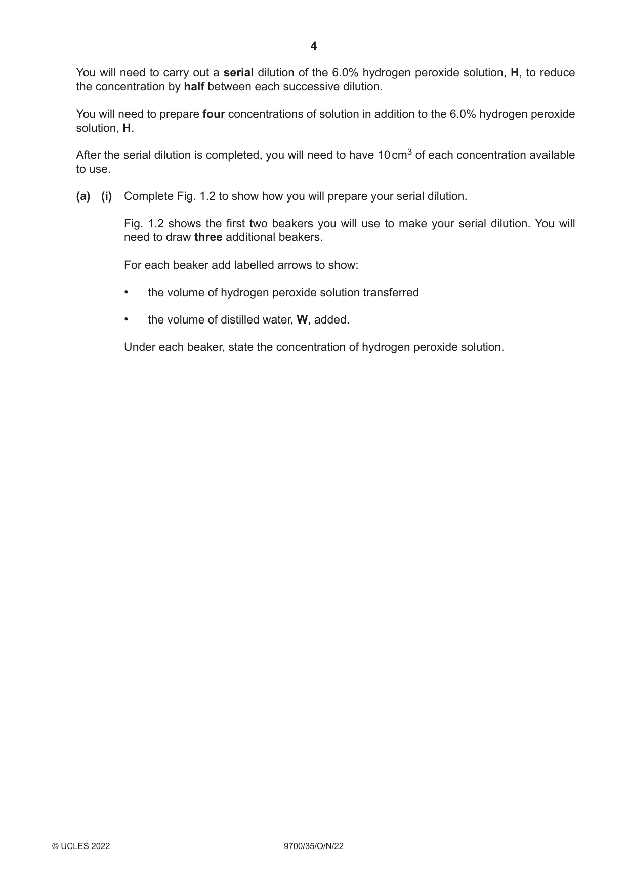 Cambridge A Level Biology 9700 2022 Oct/Nov Paper 3 · Variant 5 question paper, page 4 of 16