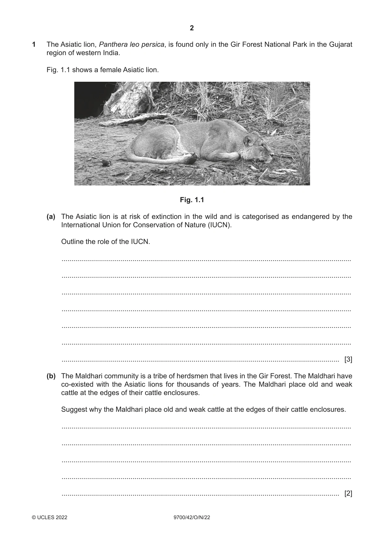 Cambridge A Level Biology 9700 2022 Oct/Nov Paper 4 · Variant 2 question paper, page 2 of 28