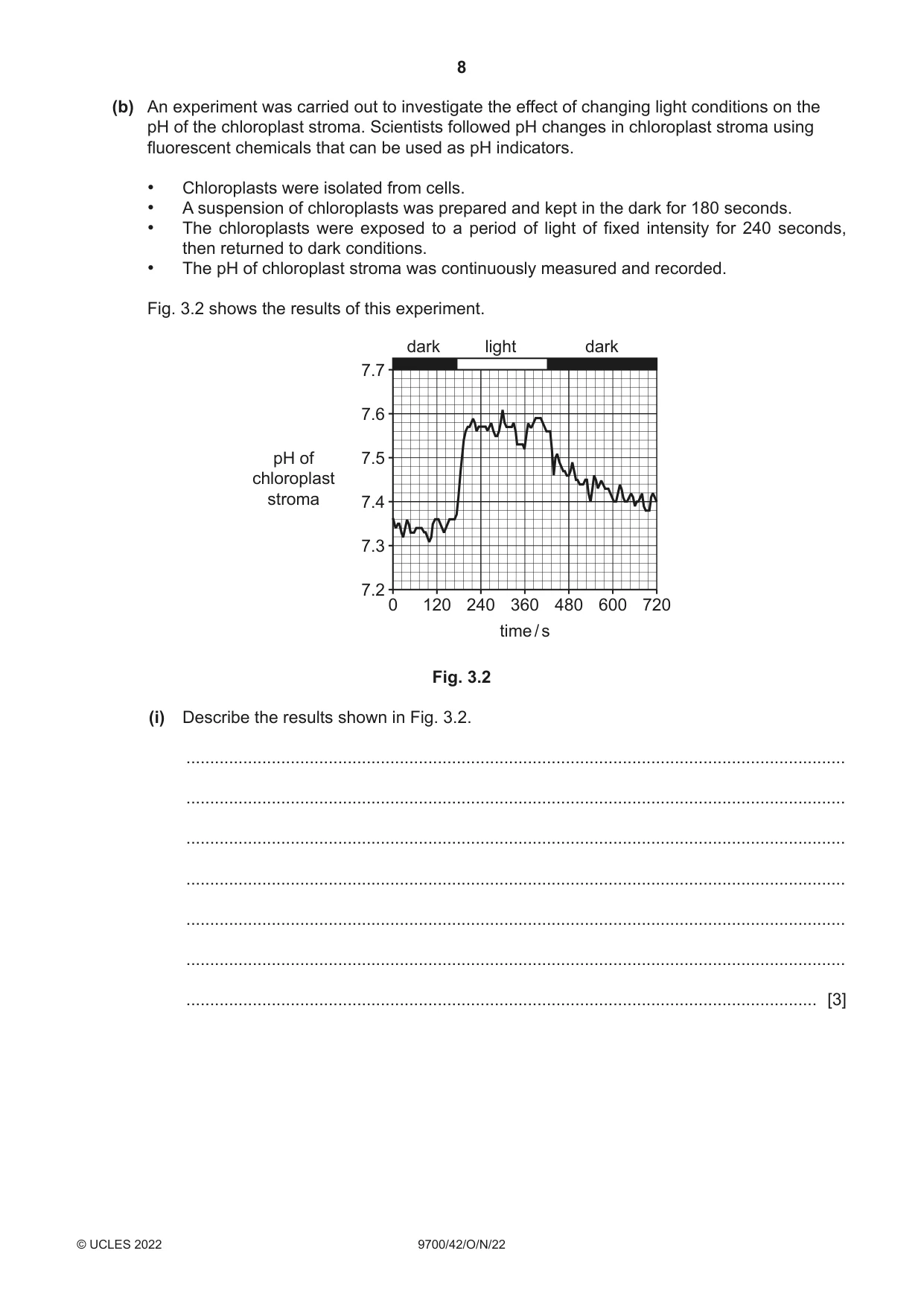 Cambridge A Level Biology 9700 2022 Oct/Nov Paper 4 · Variant 2 question paper, page 8 of 28