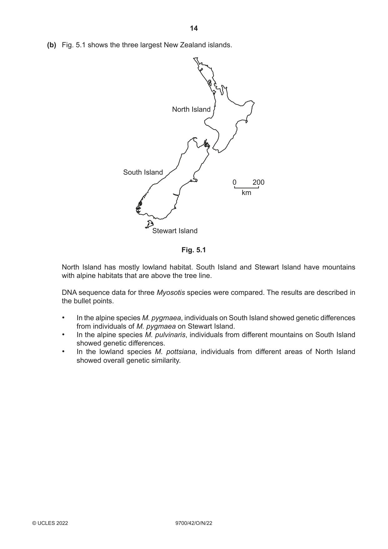Cambridge A Level Biology 9700 2022 Oct/Nov Paper 4 · Variant 2 question paper, page 14 of 28