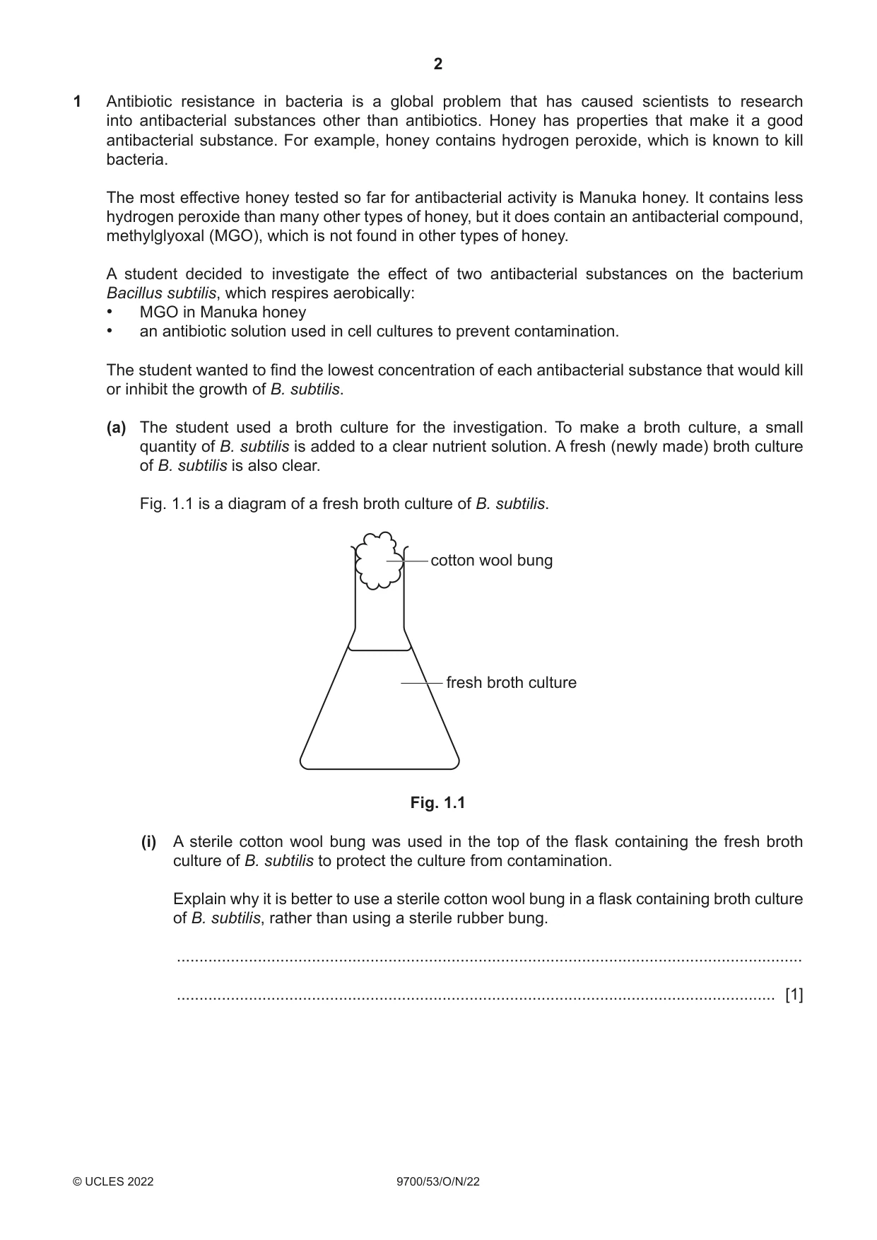 Cambridge A Level Biology 9700 2022 Oct/Nov Paper 5 · Variant 3 question paper, page 2 of 16