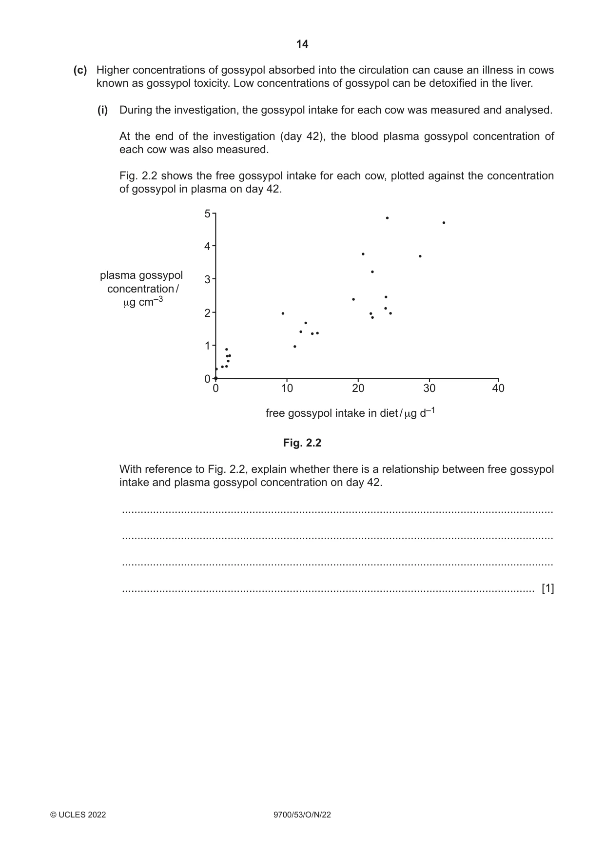Cambridge A Level Biology 9700 2022 Oct/Nov Paper 5 · Variant 3 question paper, page 14 of 16