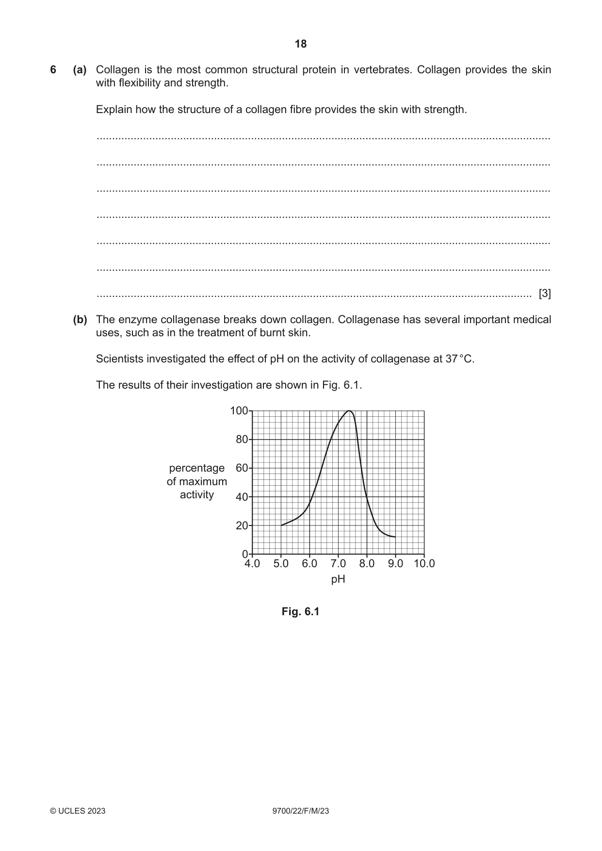 Cambridge A Level Biology 9700 2023 Feb/March Paper 2 · Variant 2 question paper, page 18 of 20