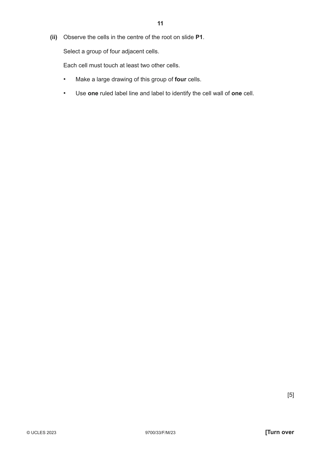 Cambridge A Level Biology 9700 2023 Feb/March Paper 3 · Variant 3 question paper, page 11 of 16