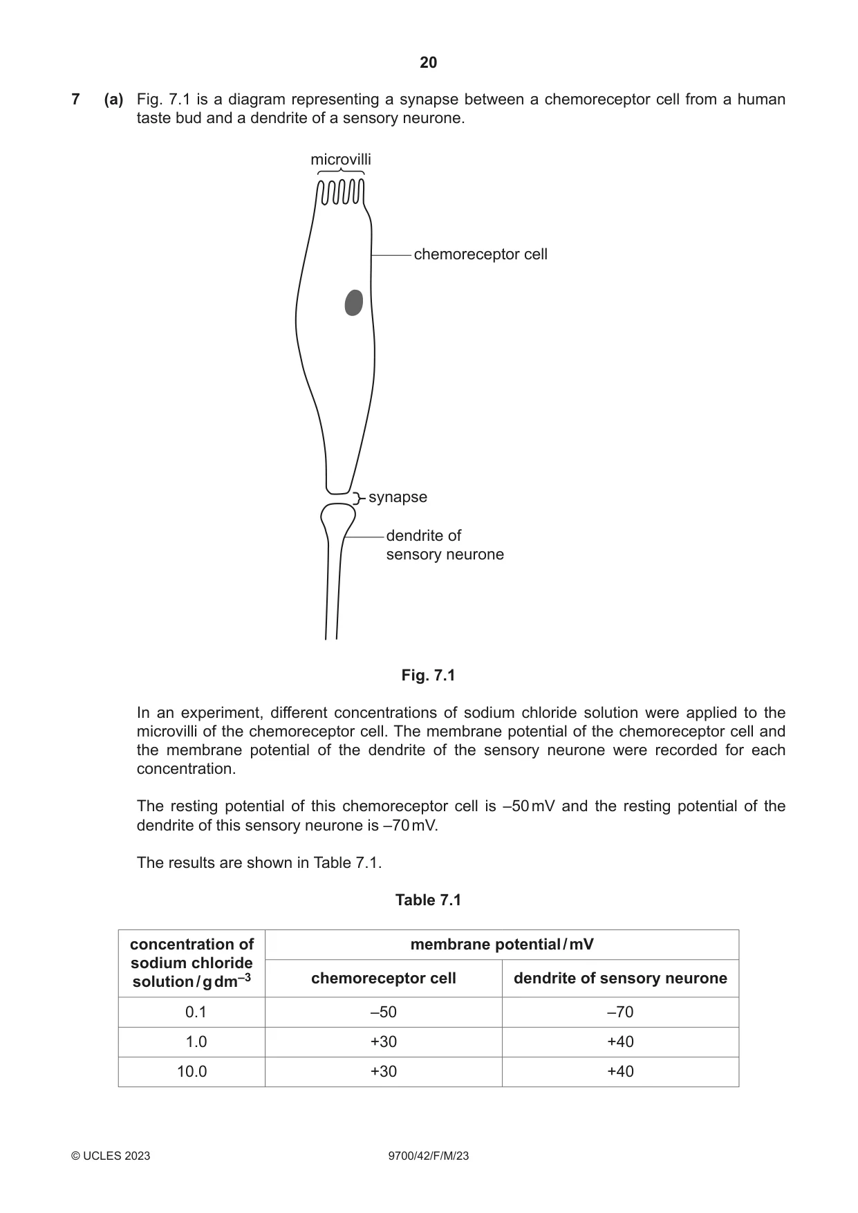 Cambridge A Level Biology 9700 2023 Feb/March Paper 4 · Variant 2 question paper, page 20 of 28