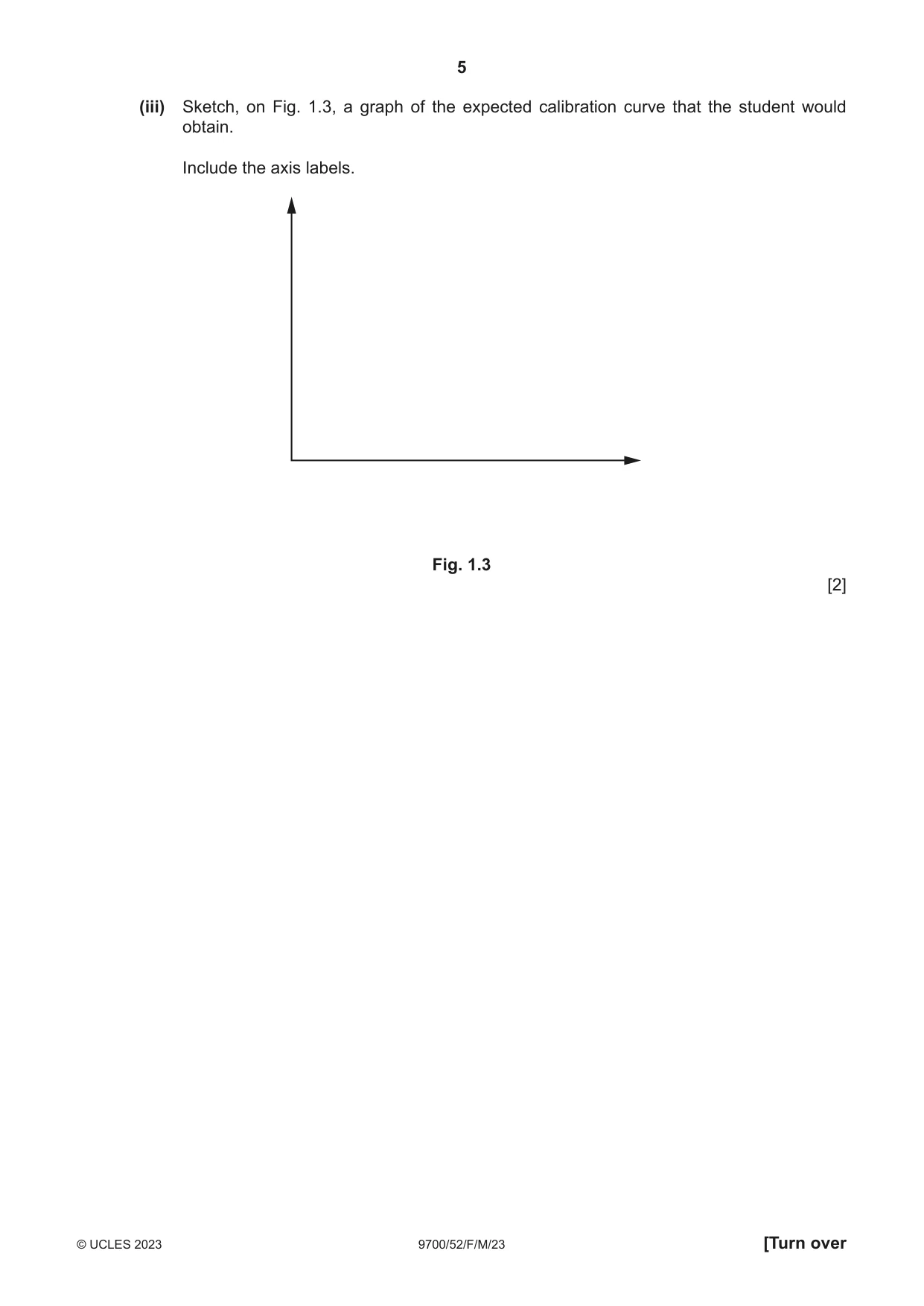 Cambridge A Level Biology 9700 2023 Feb/March Paper 5 · Variant 2 question paper, page 5 of 20