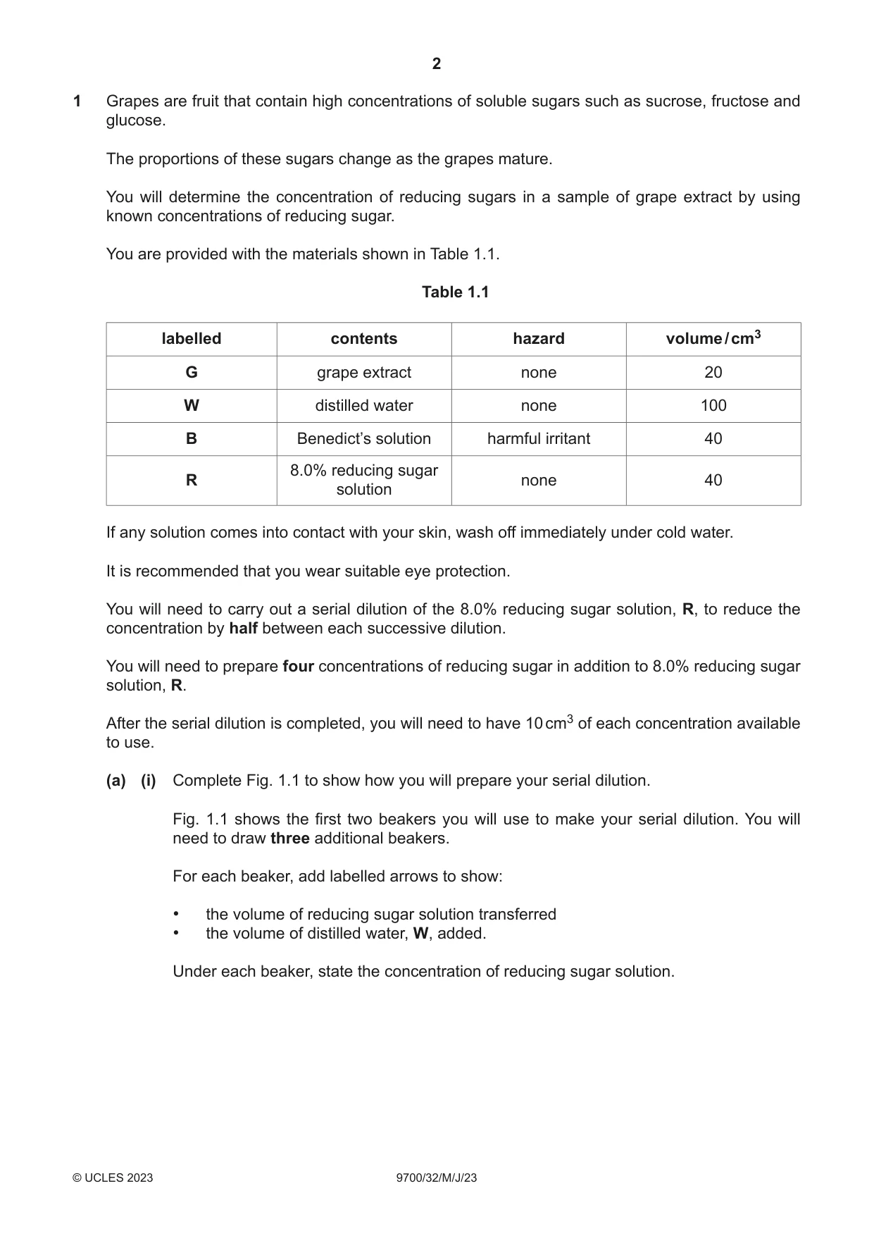 Cambridge A Level Biology 9700 2023 May/June Paper 3 · Variant 2 question paper, page 2 of 16