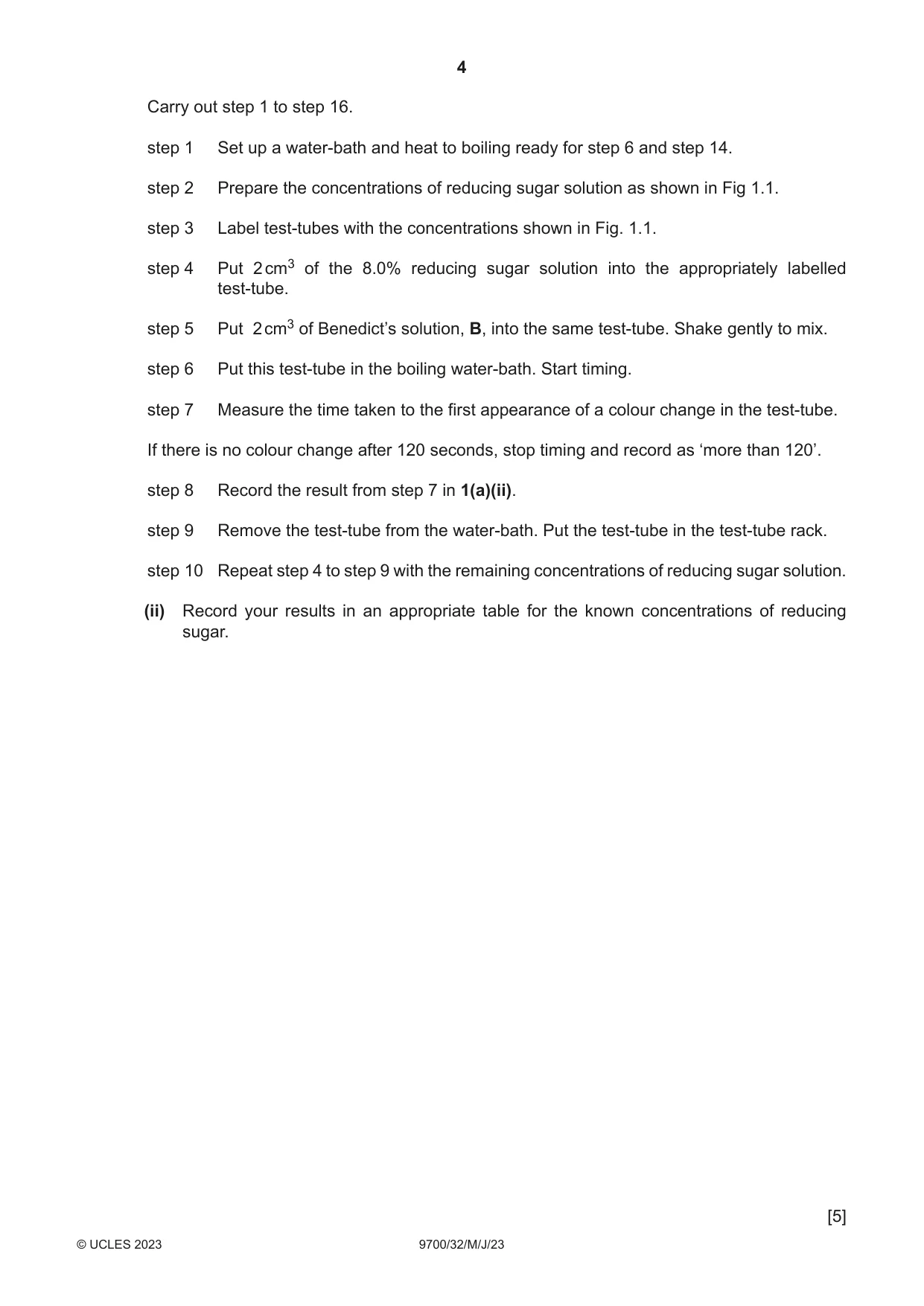 Cambridge A Level Biology 9700 2023 May/June Paper 3 · Variant 2 question paper, page 4 of 16